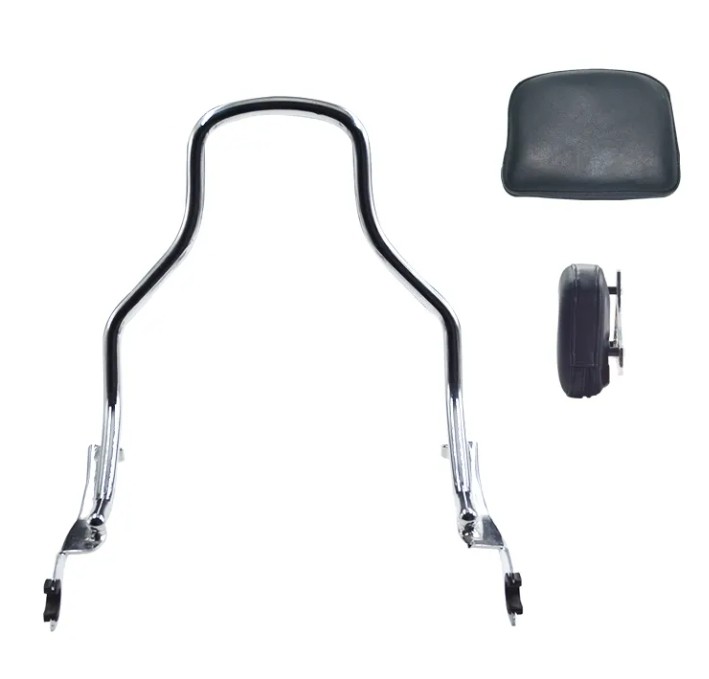 พิงหลังสั้น Sofatil M8 Heritage M8 Streetbob M8 ปี 2018-2024 สีโครม (ฟรี Docking ปลดไว)