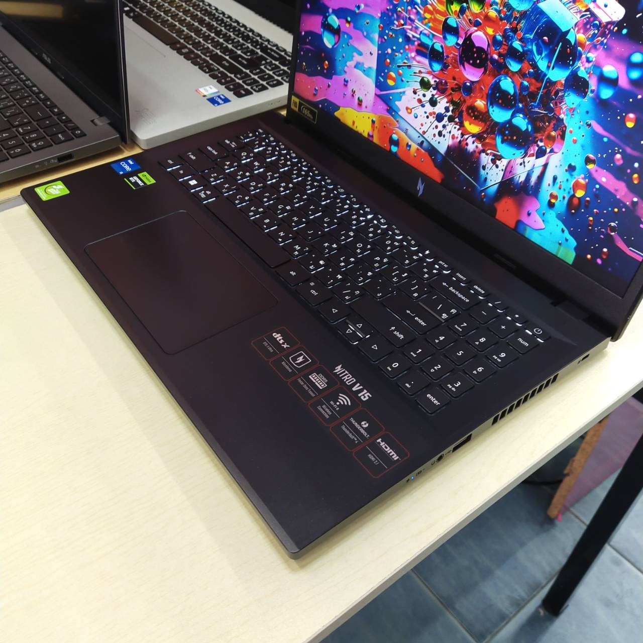 ACER NITRO V15 ANV15-51-55NS สภาพเครื่อง 99% ติดฟิล์มกันรอยหน้าจอแล้ว (ประกันศูนย์ Onsite 14/01/2028) (ประกัน J.I.B 27/03/2028)