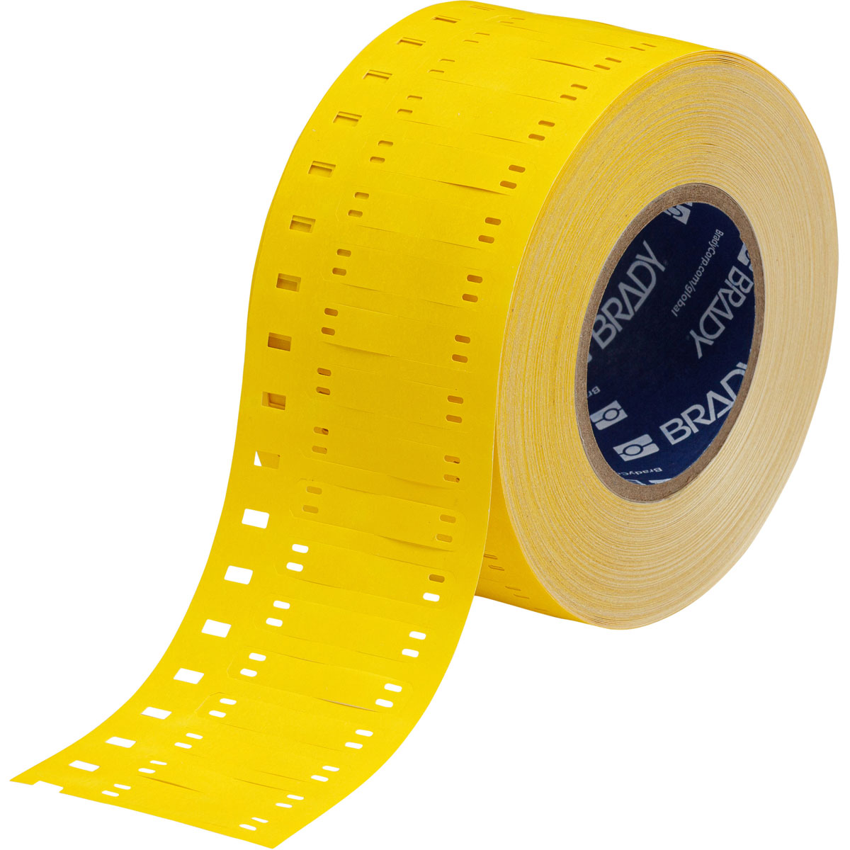 TAG มาร์คสายไฟ Nomex BRADY สีเหลือง (เล็ก) CABLE MARKER