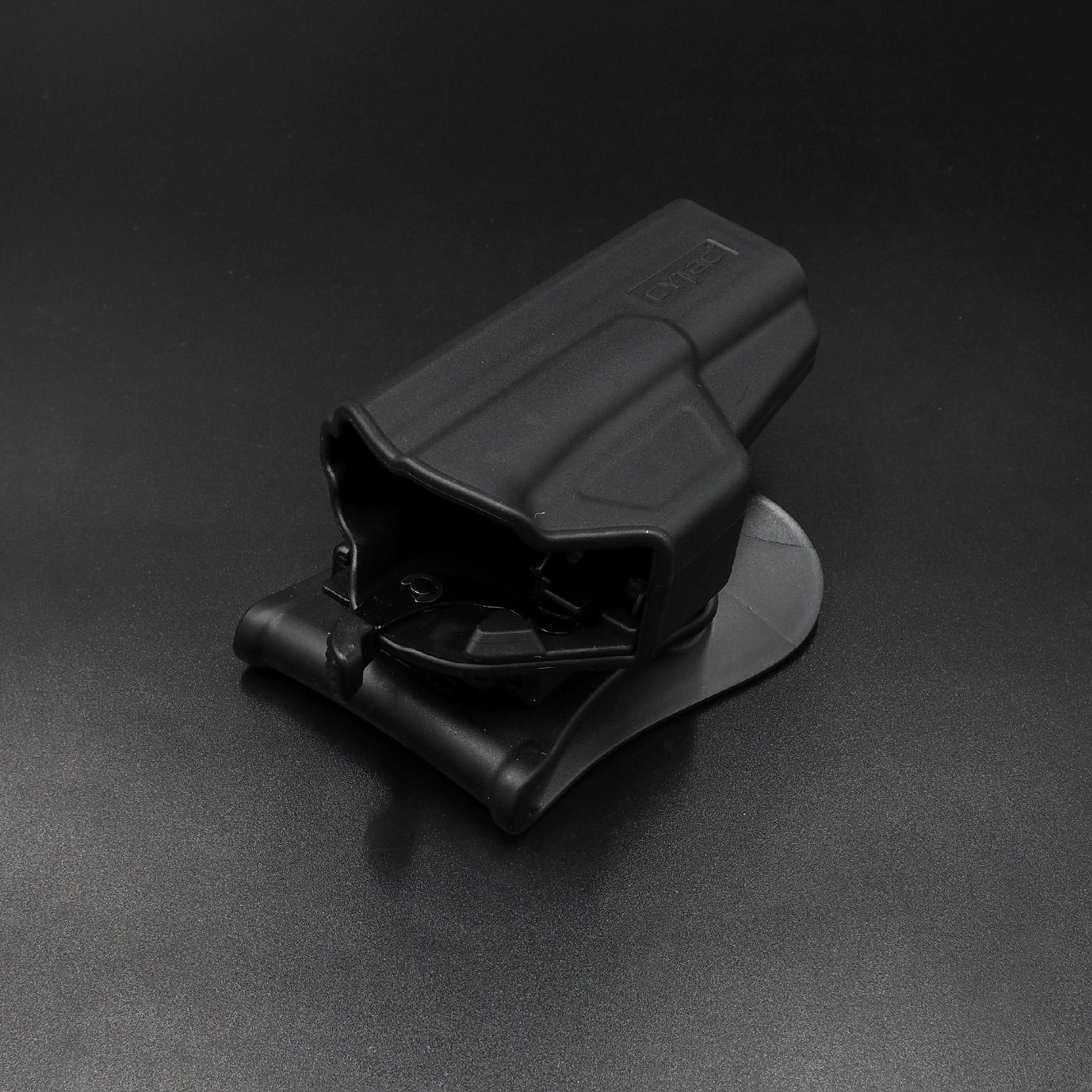 New. ซองพกนอก ปลดล็อคนิ้วโป้ง รุ่น GLOCK 17,22,31 ( Cytac T-Thumbsmart Holster ) ⚡️ผลิตจากวัสดุ Polymer เกรดคุณภาพ แข็งแรงทนทาน ⚡️ออกแบบให้ปลดล็อคนิ้วโป้ง ใช้งานง่ายเป็นธรรมชาติ และปลอดภัยยิ่งขึ้น ⚡️ด้านหลังเป็นเพลทเหน็บ