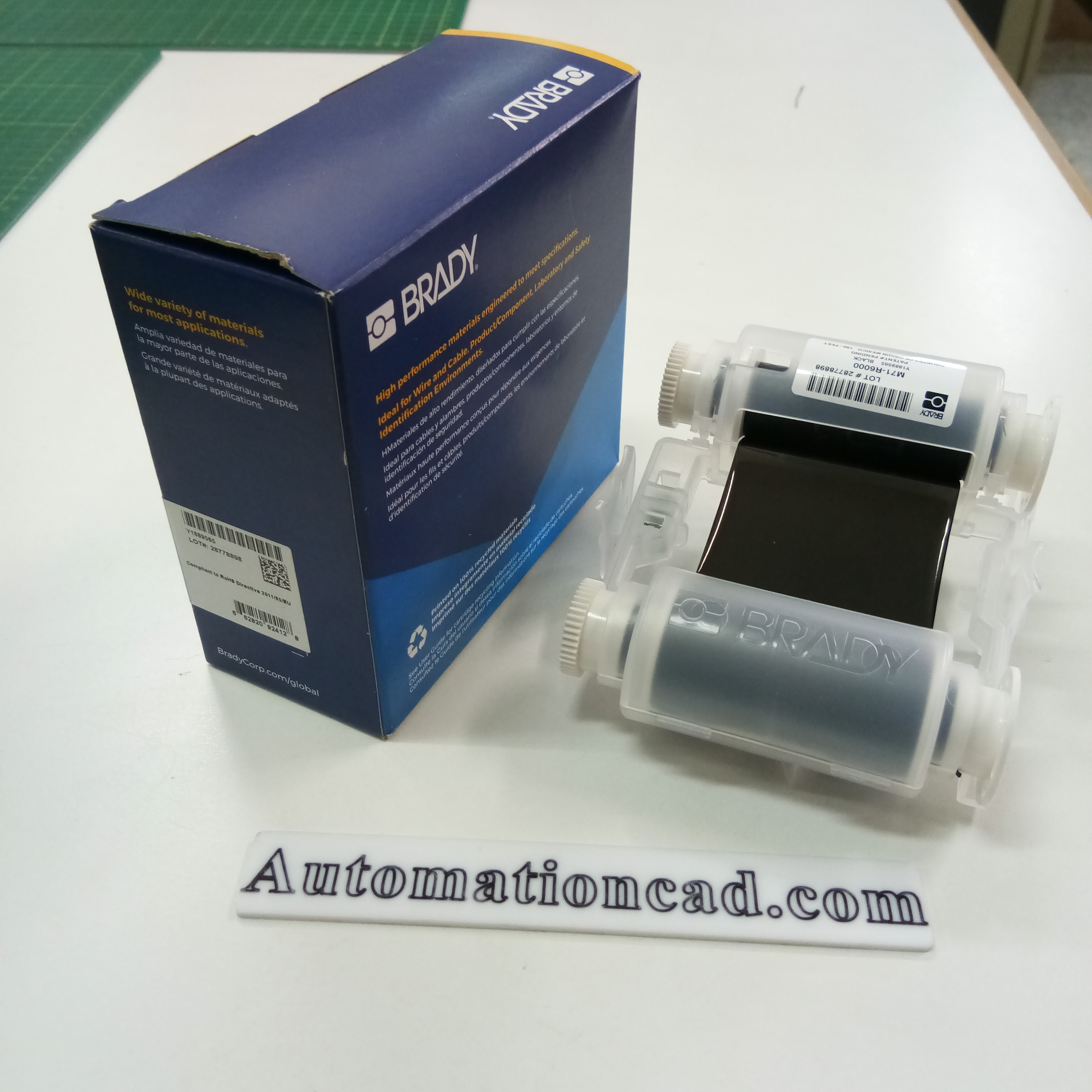 M71-R6000 ผ้าหมึกสำหรับเครื่องพิมพ์สติ๊กเกอร์ - BRADY LABEL PRINTER