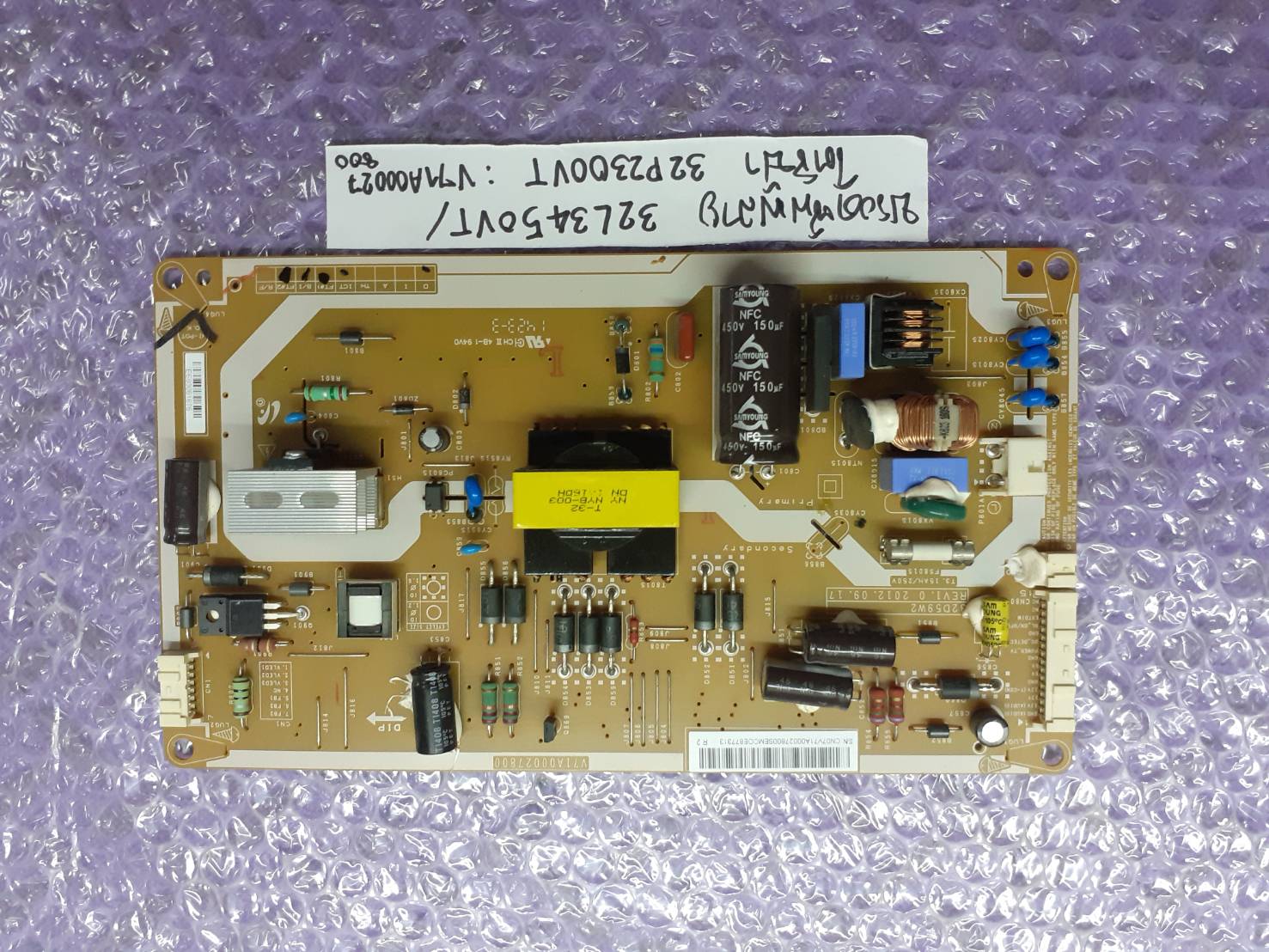 บรอดซัพพลาย โต้ชิบ้า 32L3450VT 32P2300VT : V71A00027800