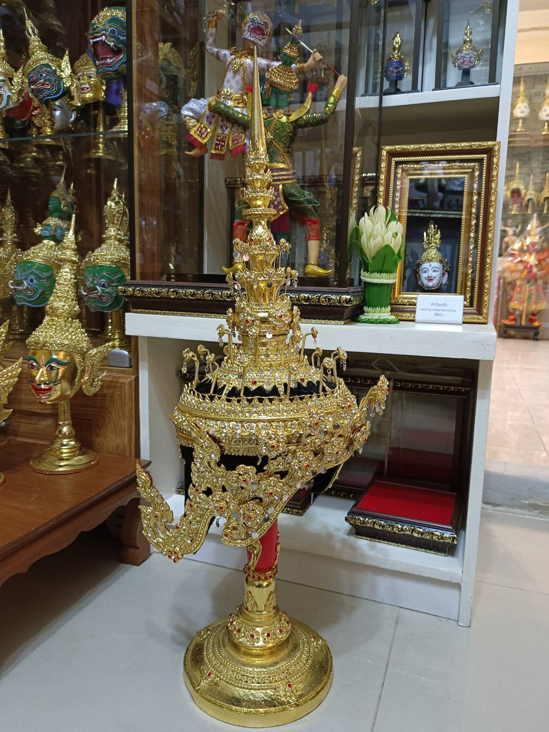 ชฎานาง ขนาดสวมหัว เกรดพรีเมี่ยม