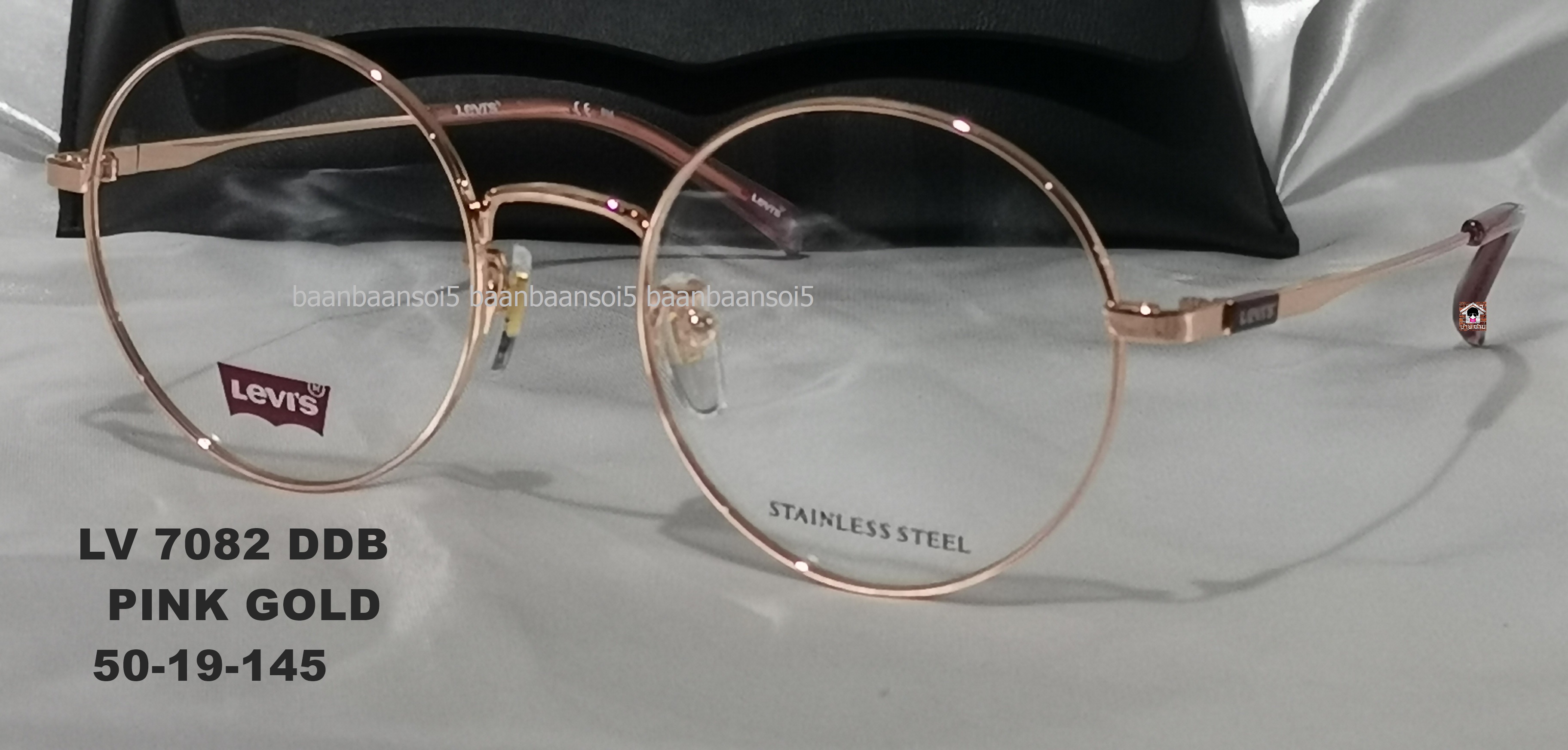 Levi's LV 7082 โปรโมชั่น กรอบแว่นตาพร้อมเลนส์ HOYA ราคา 3,900 บาท