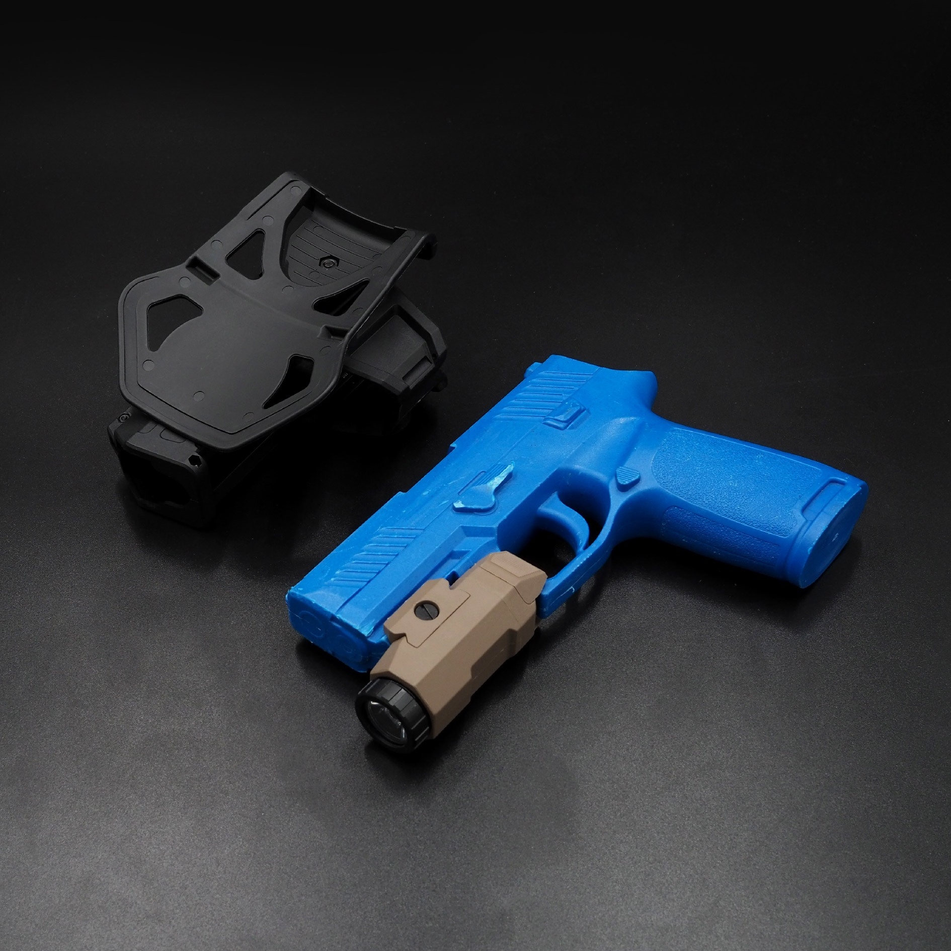 New. ซองปืน Sig Sauer P320 ติดไฟฉาย/เลเซอร์ ( Sig Sauer P320 Light Bearing Holster ) 🔨 ผลิตจาก Polymer เกรดคุณภาพ 🔨 สำหรับ Sig Sauer P320 ที่ติดไฟฉาย/เลเซอร์ ได้ทุกชนิด 🔨 ปลดล็อคนิ้วชี้ ใช้งานปลอดภัย ( ล็อคกับช่องคัดปลอก ) 🔨
