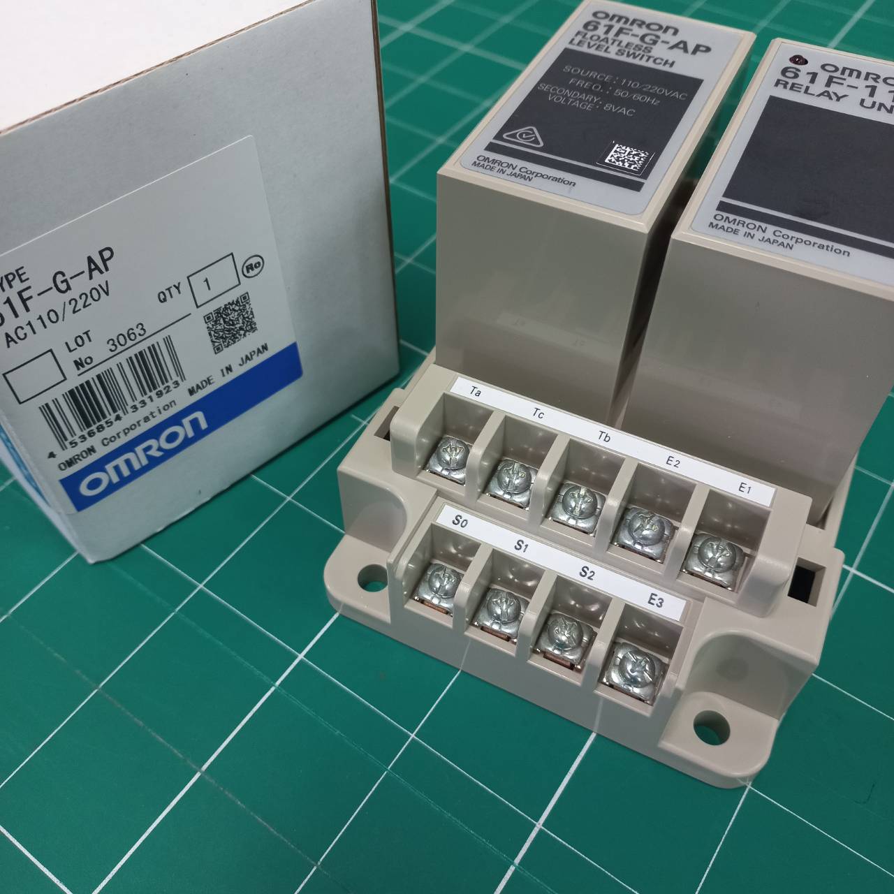โฟลทเลส OMRON 61F-G-AP 220VAC อุปกรณ์ควบคุมระดับน้ำ Floatless level switch
