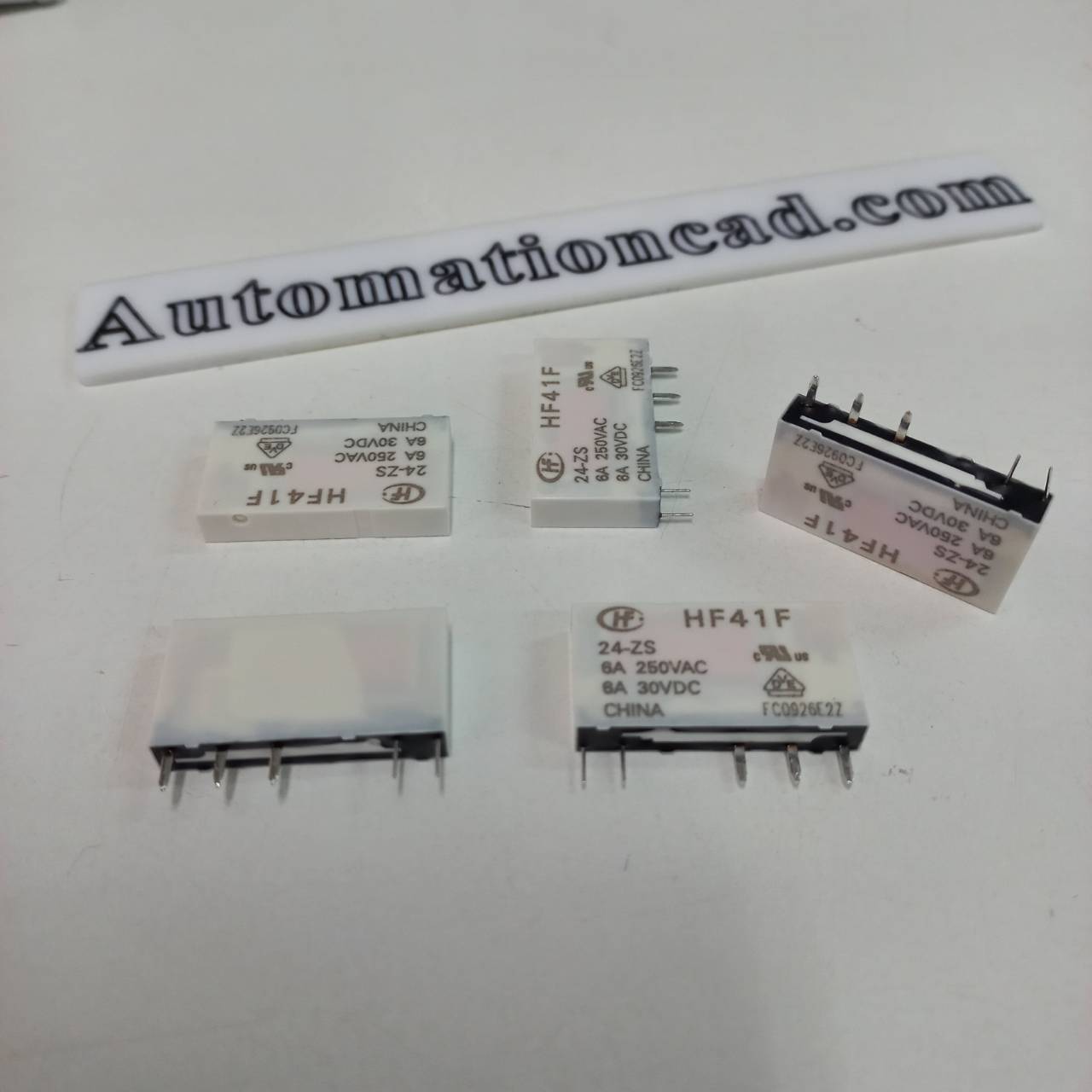 RELAY รีเลย์ 24Vdc พร้อมซอคเกต HF41 HONGFA SLIM RELAY 2966171 เทียบเท่ากับ 2961105 PHOENIX CONTACT