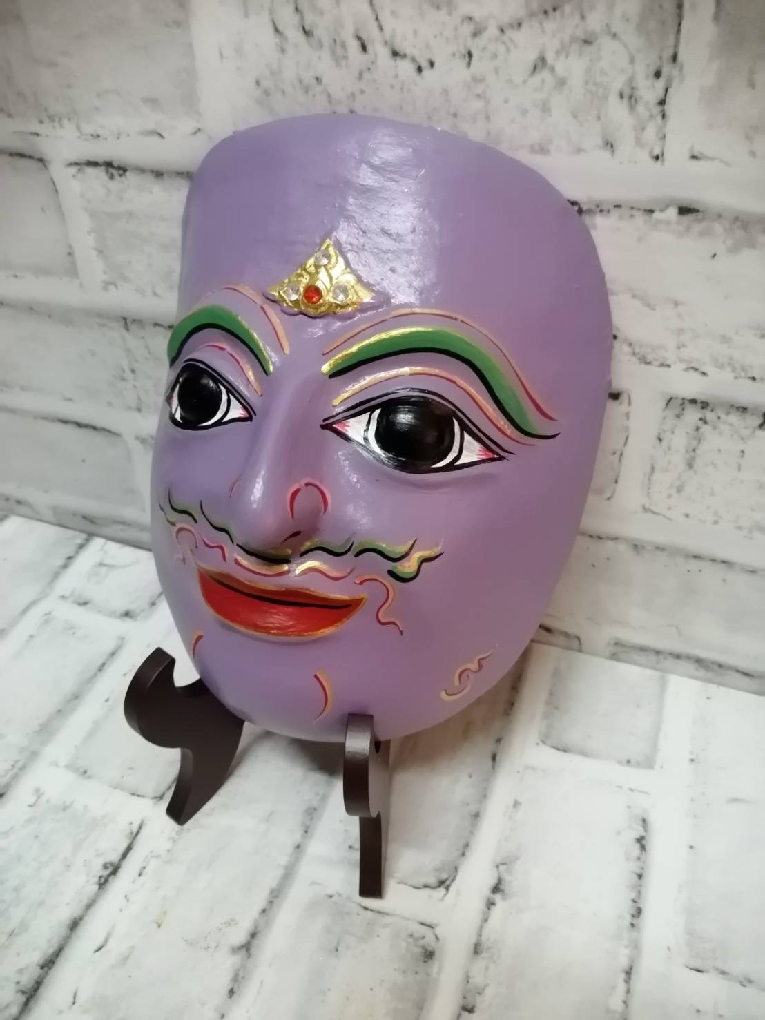 หน้ากาก พระนารายณ์ ใส่ตาแก้ว