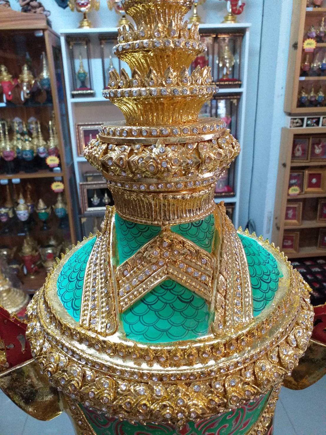 เศียร พญานาค ขนาดครอบ งานละเอียด