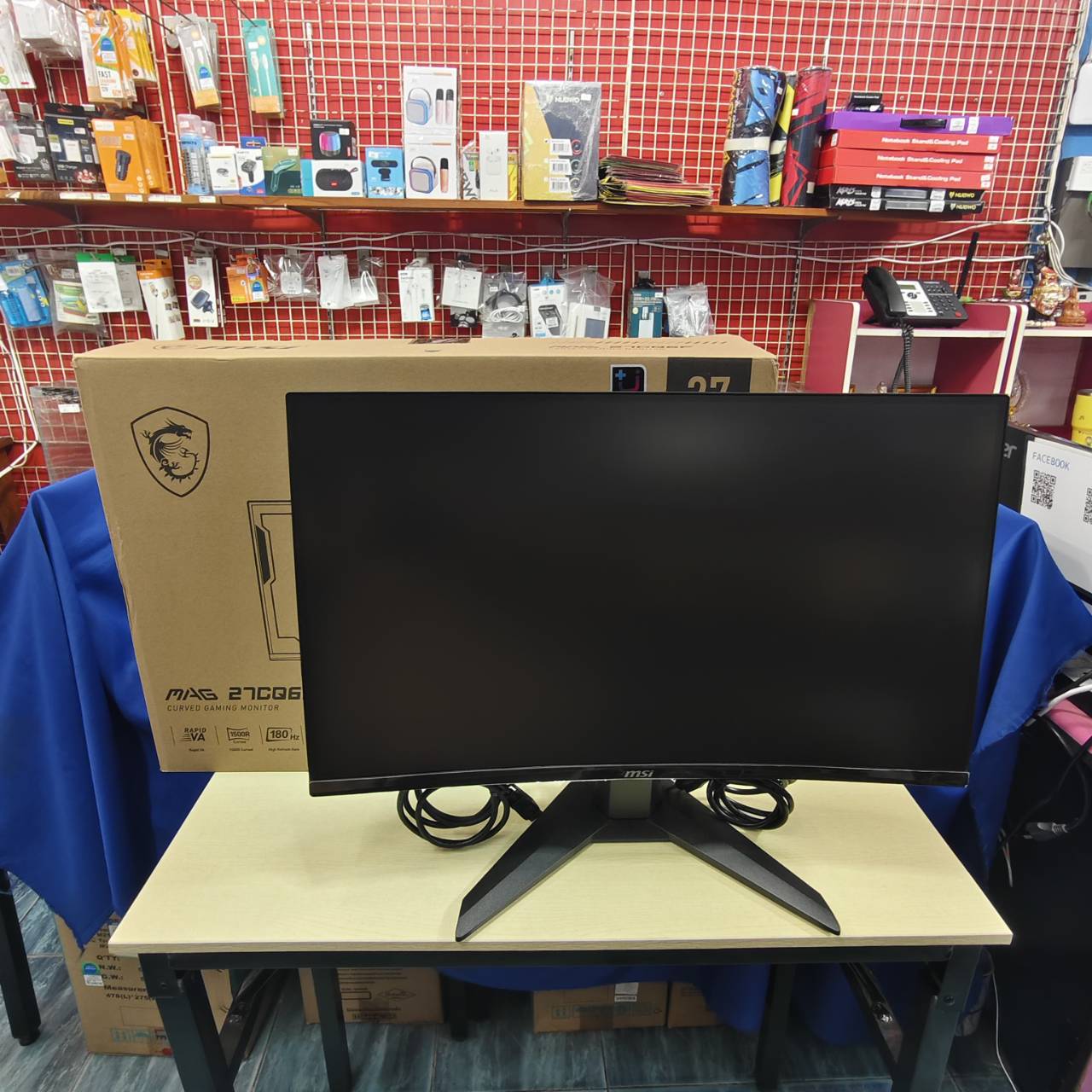 LED CURVE 27" MSI AMG 27CQ6F VA 2K 180Hz HDMI + DP ประกันศูนย์ 30/1/2028