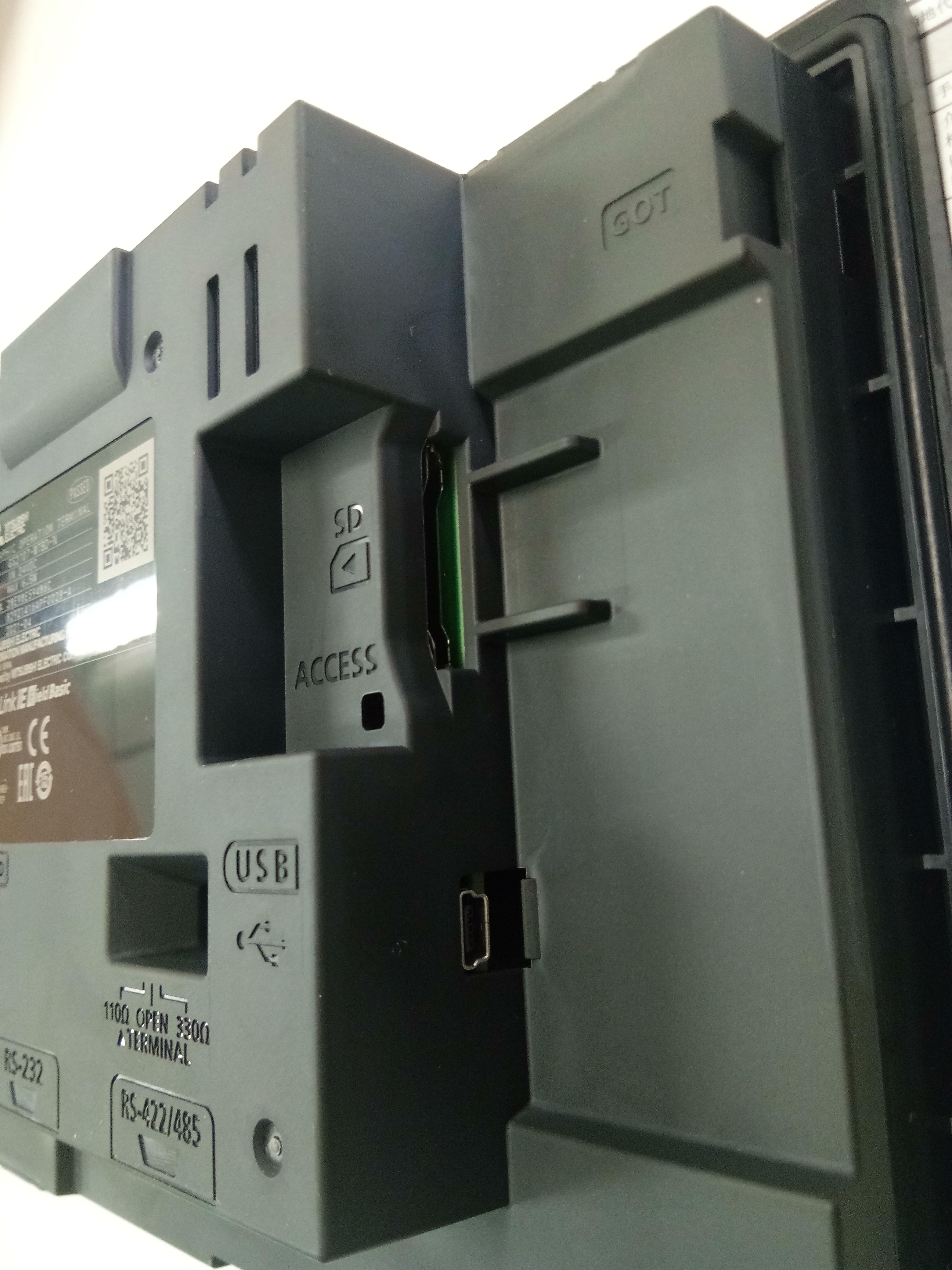 จอTOUCHSCREEN MITSUBISHI รุ่น GS2107-WTBD-N หน้าจอ 7 นิ้ว เชื่อมต่อ PLC