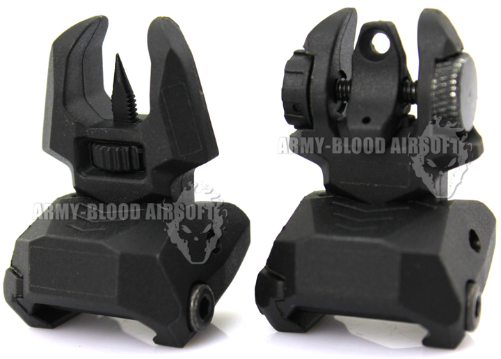 New.Fab Defense FBS FRONT BACK-UP Sight & RBS REAR BACK-UP Sight (BK) ราคาพิเศษ