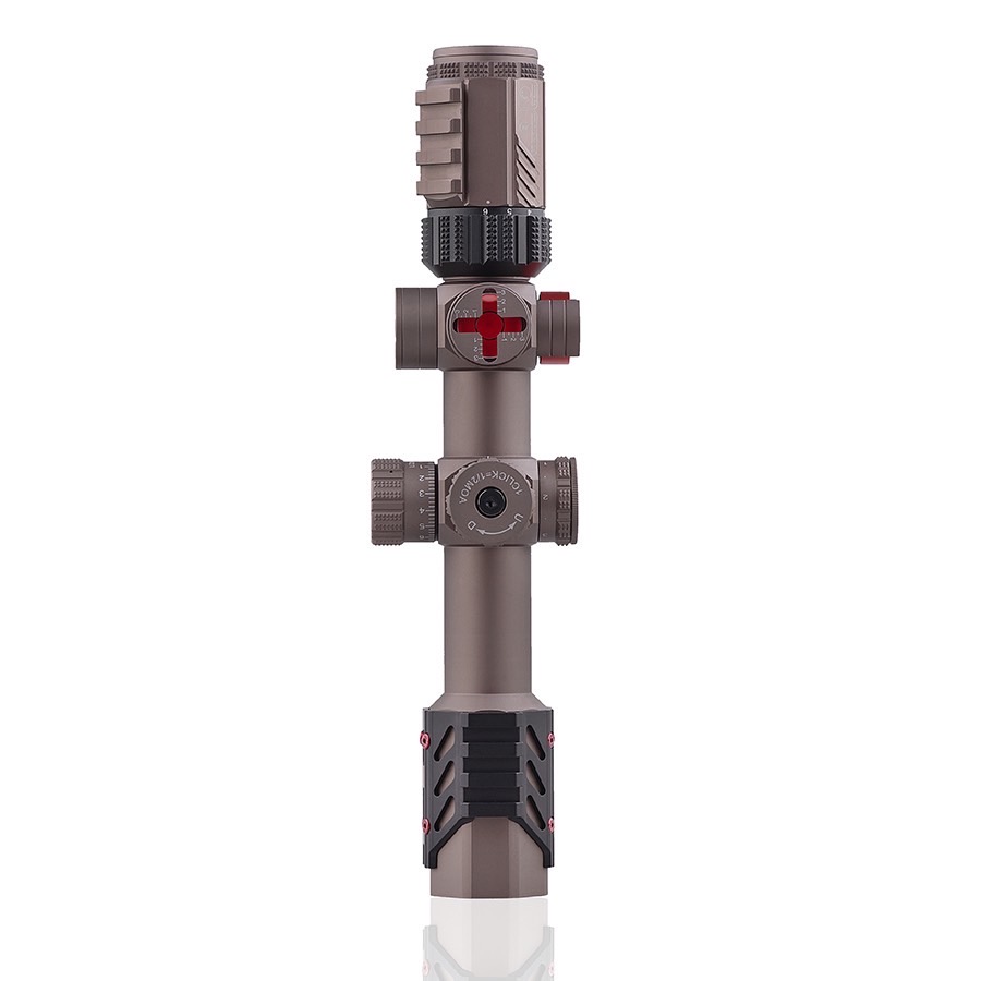 Discovery 1.2-6X24ขนาดกะทัดรัดขอบเขต1/2 MOA แก้ว Enchated Reticle ยุทธวิธีเลนส์เรืองแสงการล่าสัตว์ Riflescopes 223 PCP
