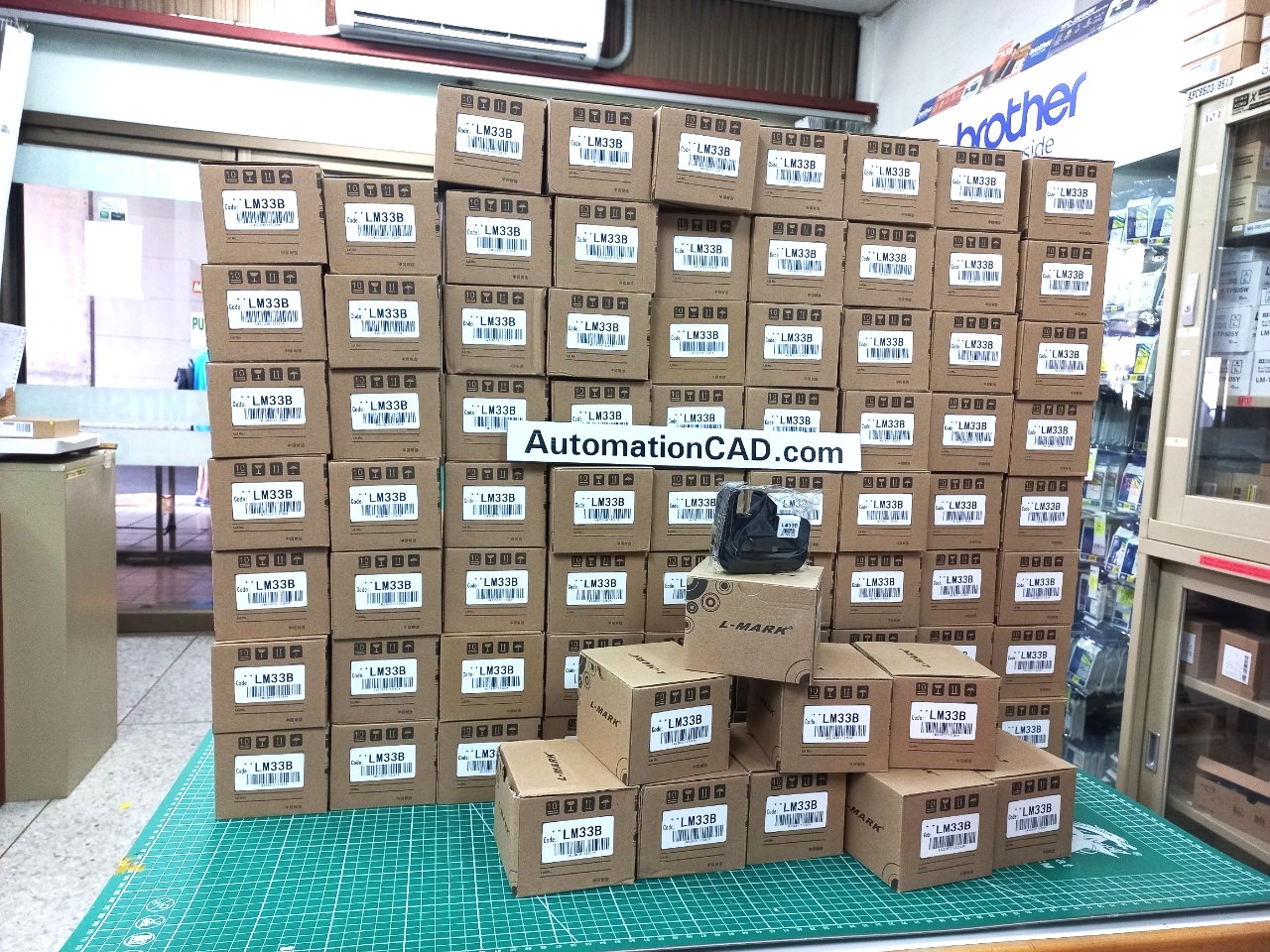 ตลับหมึก ผ้าหมึก LM33B L-MARK ใช้กับเครื่องพิมพ์ฮอตมาร์ค รุ่น LK320 LK330