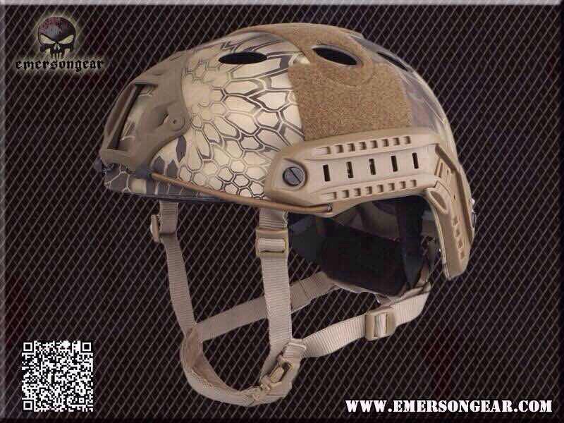 หมวก Emerson Fast Helmet PJ Type มีแว่นในตัว