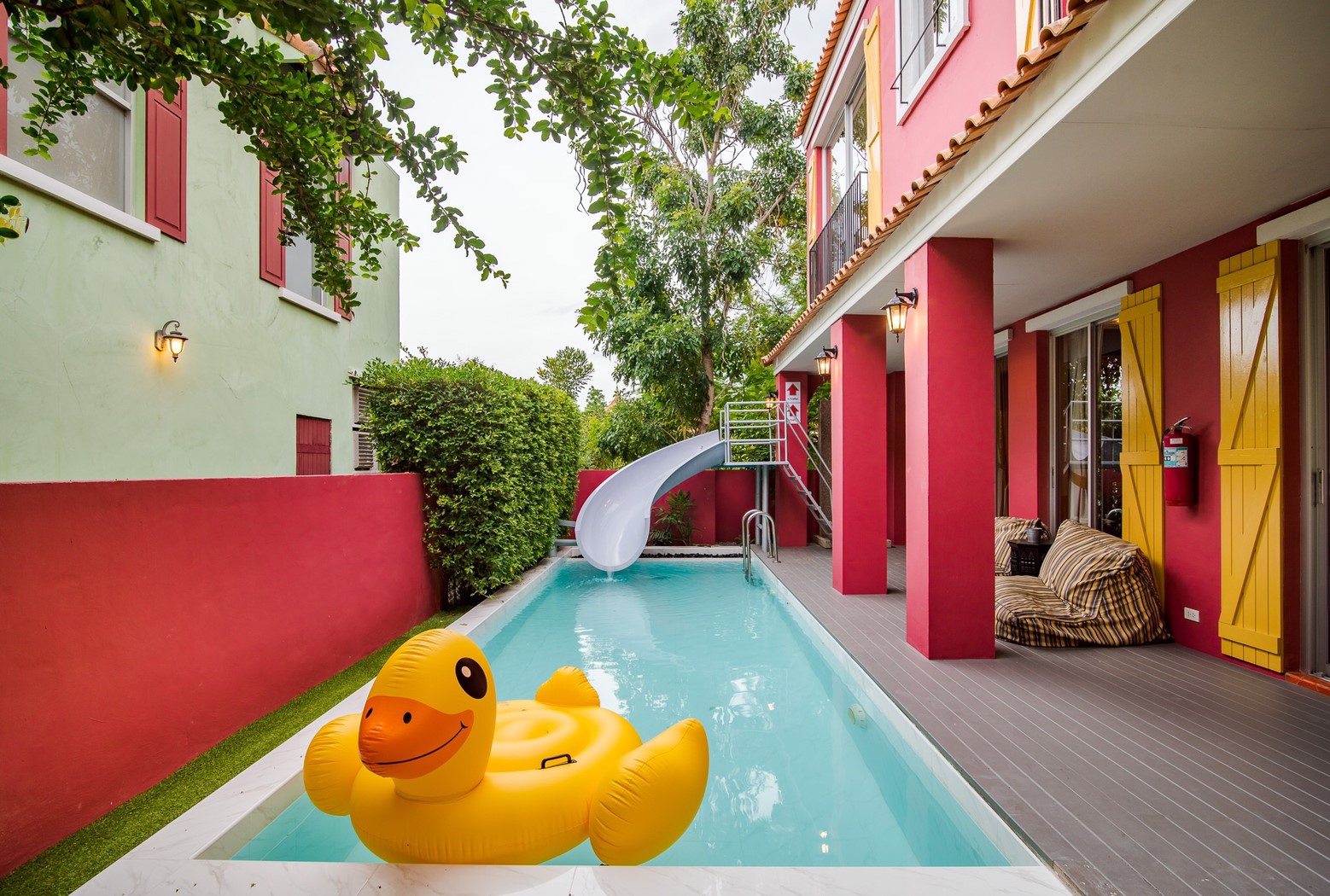 HR15022 บ้านพักหัวหิน บ้านทัศคานี บีช วิลล่า 4 ( Red 2Bed Garden View )