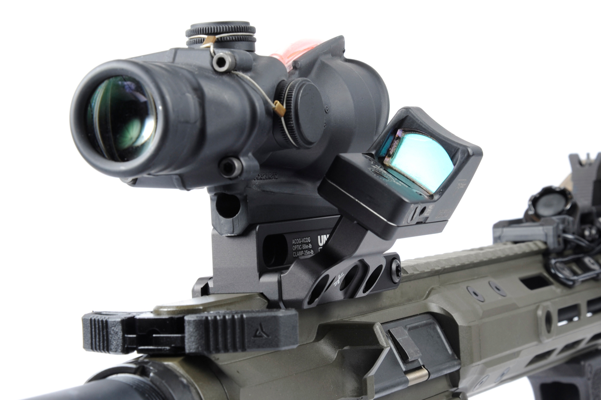 New.ดอท Acog + ขาจับดอทAcog Unity (Trijicon Acog + Unity FAST™ COG Series Mount) (ดอท Trijicon Acog + Unity FAST COG Series Mount) (เรทดอท Acog + ขา Unity) (Acog + ขายกสูง) ขาจับ + ดอทAcog
