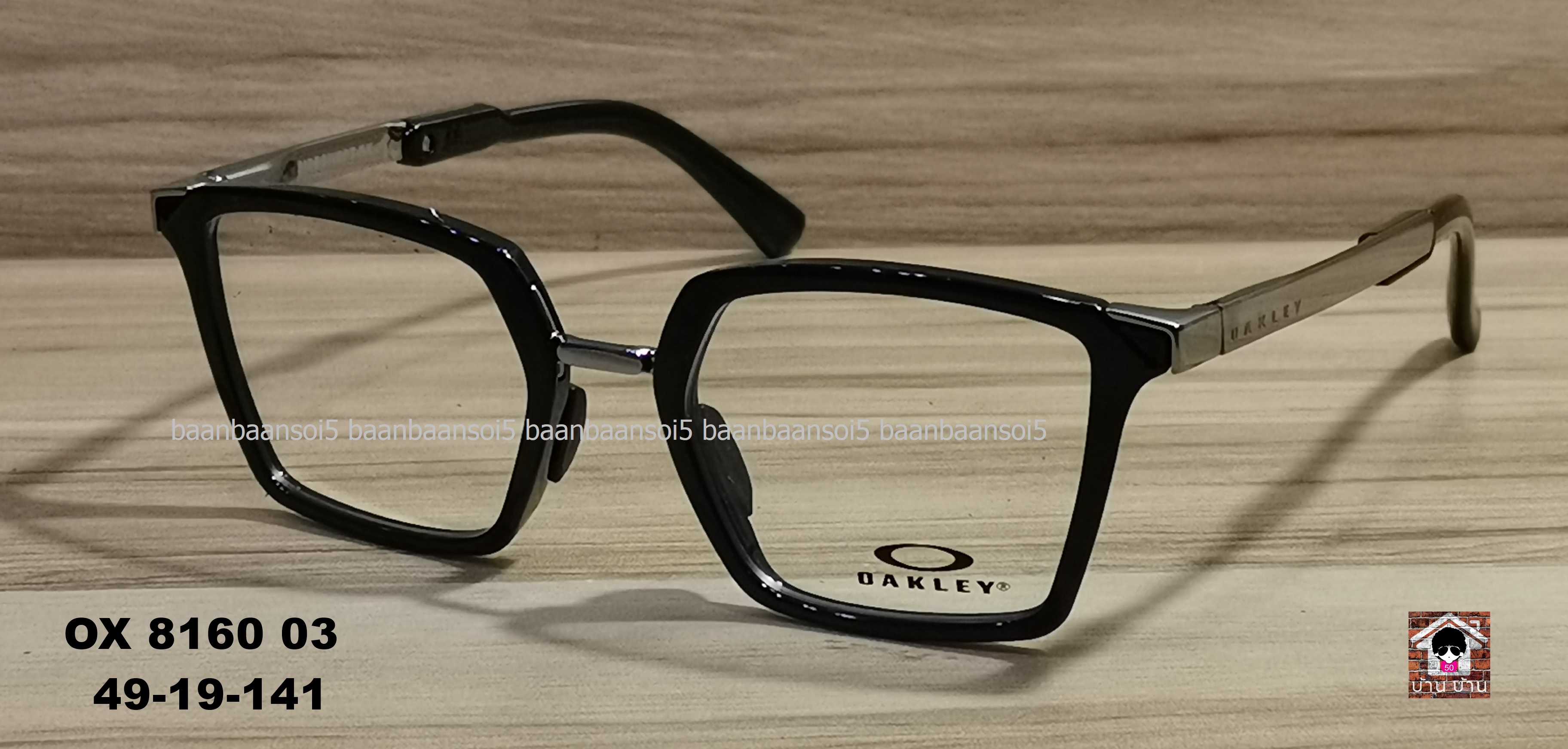 OAKLEY OX 8160 -03 SIDESWEPT RX โปรโมชั่น กรอบแว่นตาพร้อมเลนส์ HOYA ราคา 4,800 บาท