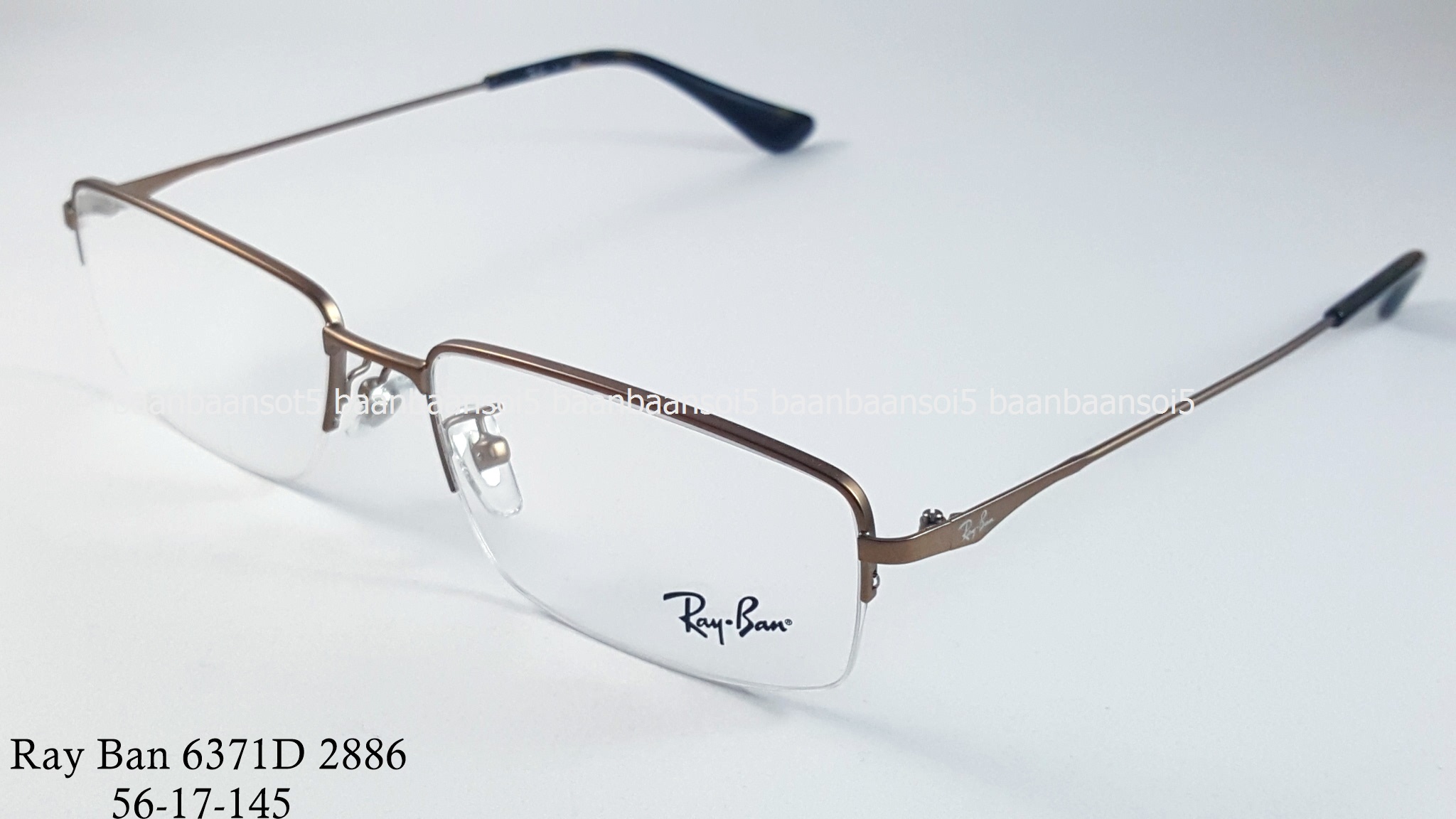 Rayban RX 6371D 2886 โปรโมชั่น กรอบแว่นตาพร้อมเลนส์ HOYA ราคา 3,400 บาท