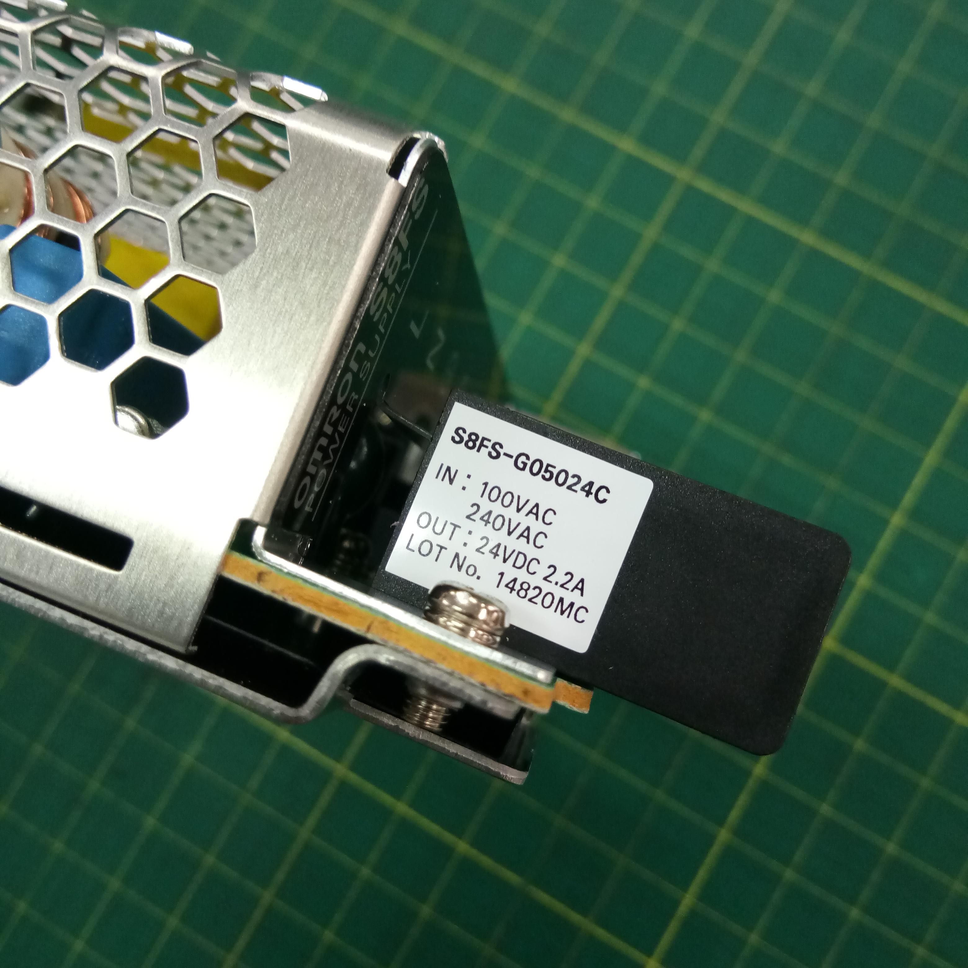 POWER SUPPLY S8FS-G05024C OMRON พาวเวอร์ซัพพลาย 50W 2.2A 24VDC