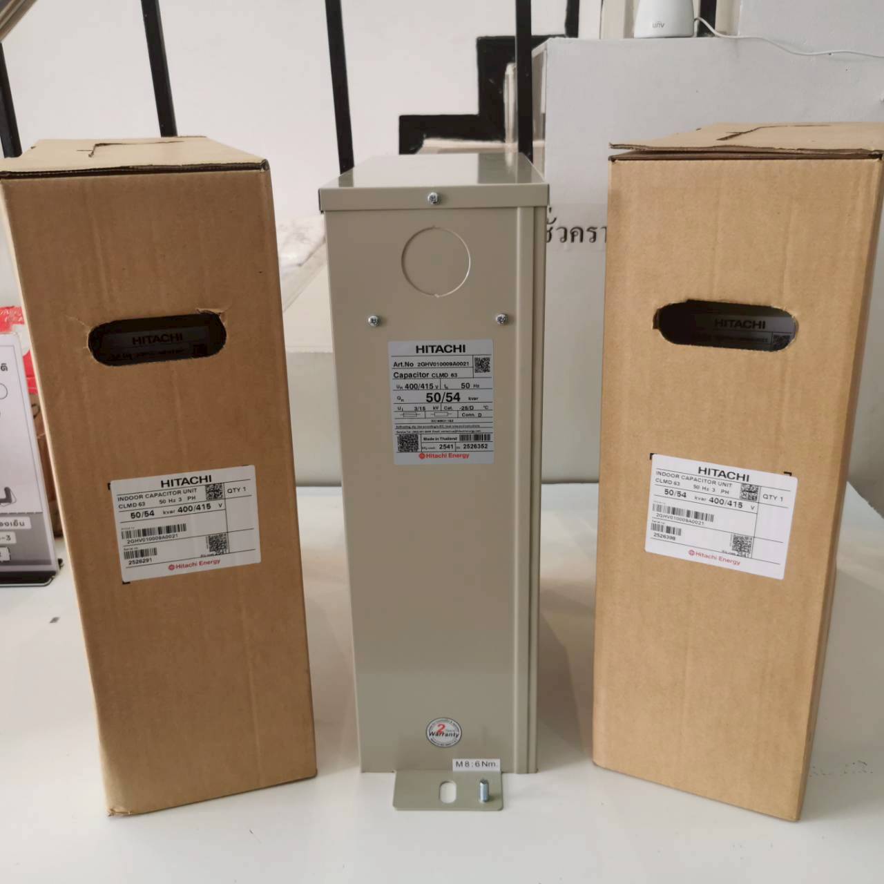 HITACHI คาปาซิเตอร์ CLMD 63 50 kVar at 400V CAPACITOR