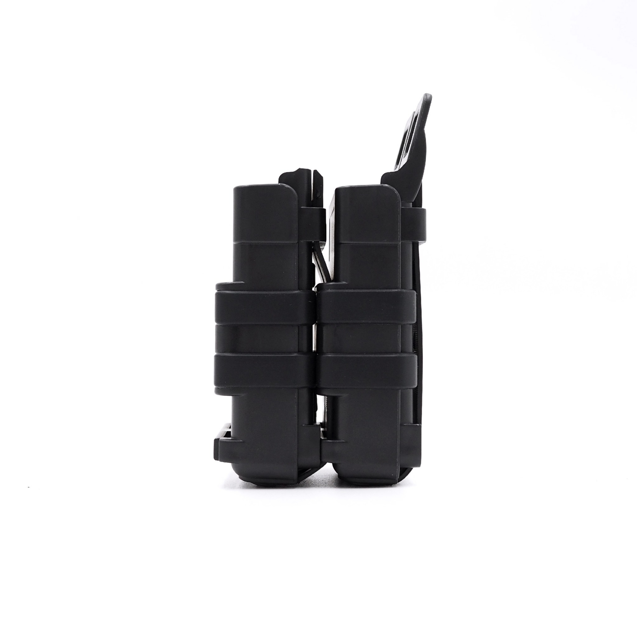 New. ซองแม็กกาซีน Fastmag M4 ( FMA ) - ผลิตจาก Polymer เกรดคุณภาพ - สำหรับแม็กกาซีน 5.56 * 2 ช่อง - ซองแม็ก M4 คู่ แบบปลดไว - ด้านหลัง สาย Molle ร้อยติดเข็มขัด/เสื้อเกราะได้