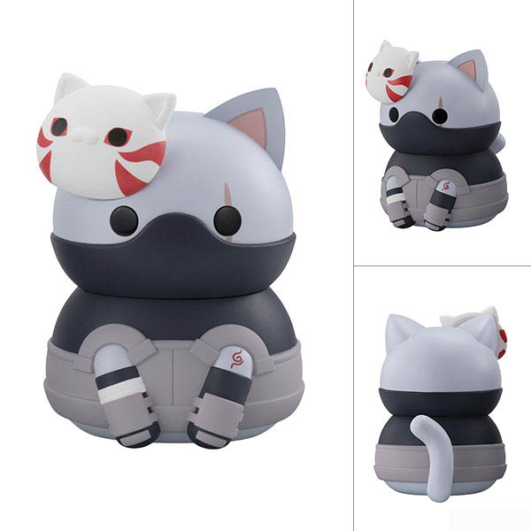 เปิดจอง : MEGA CAT NARUTO Shippuden Nyan tomo Ookina Nyaruto! Series Kakashi Hatake Anbu Soft Vinyl Figure