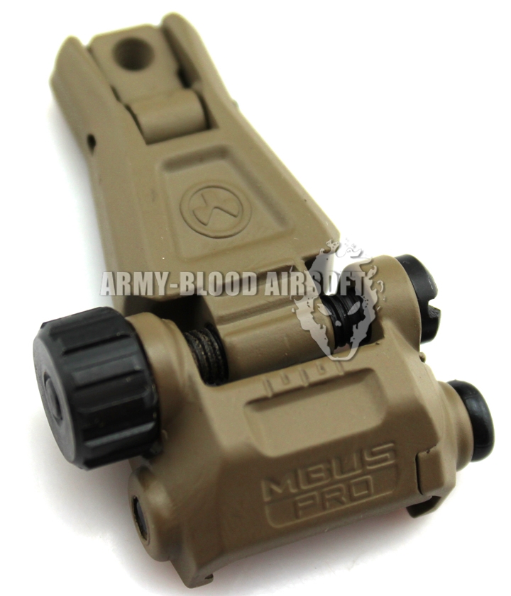 Magpul MBUS Pro Front Rear Back Up Sight (DE)