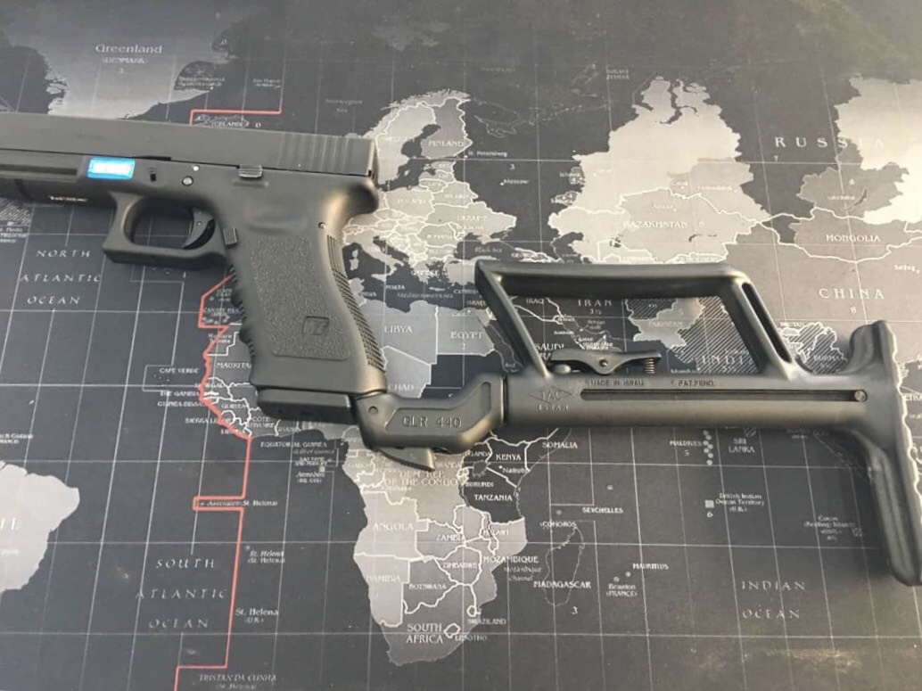 New.พานท้ายยึดหด GLOCK TAC Retractable Stock For Glock(BK)prev ราคาพิเศษ