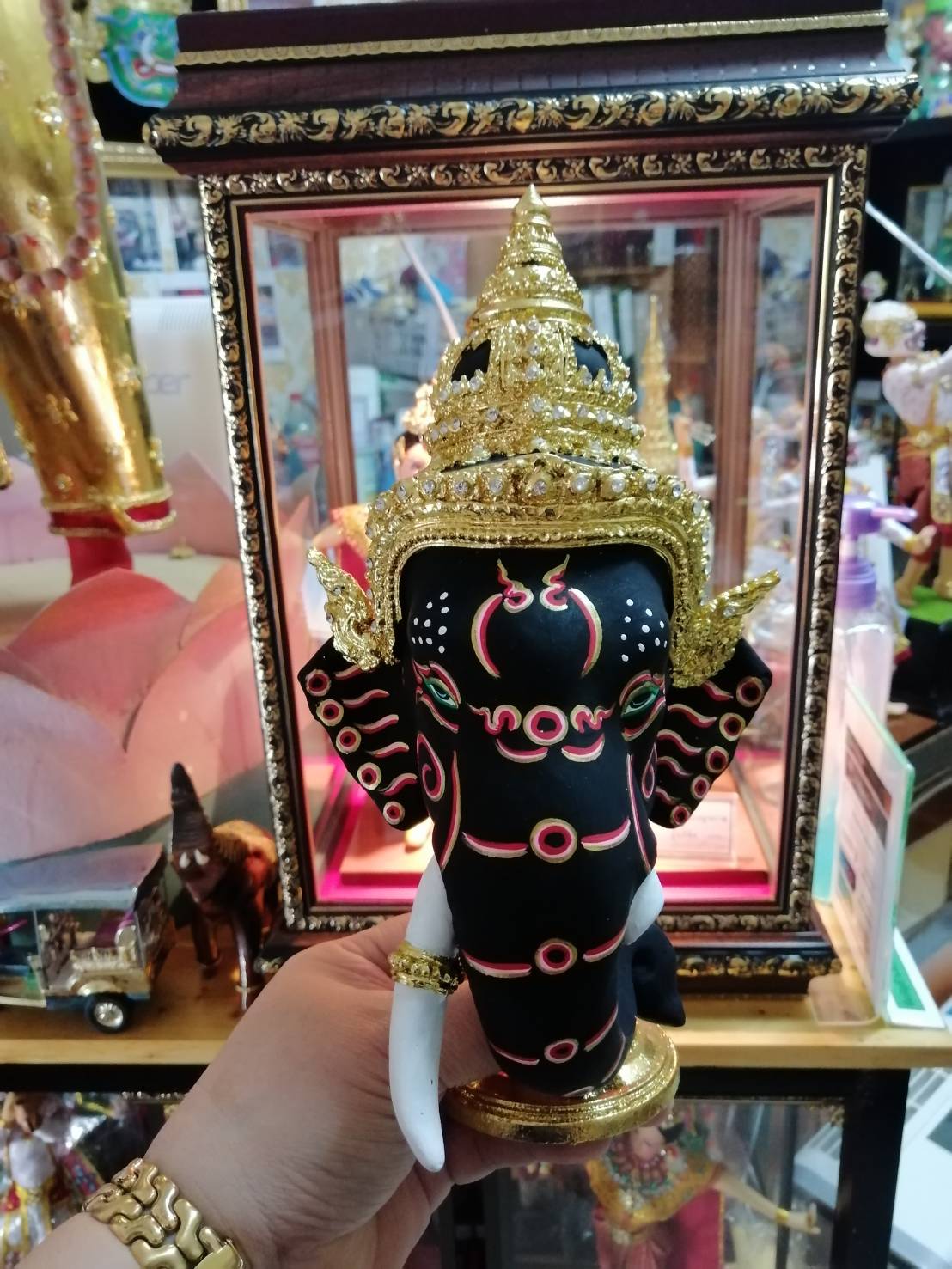 พระพิฆเนศ (สีดำ) จัมโบ้ พรีเมี่ยม