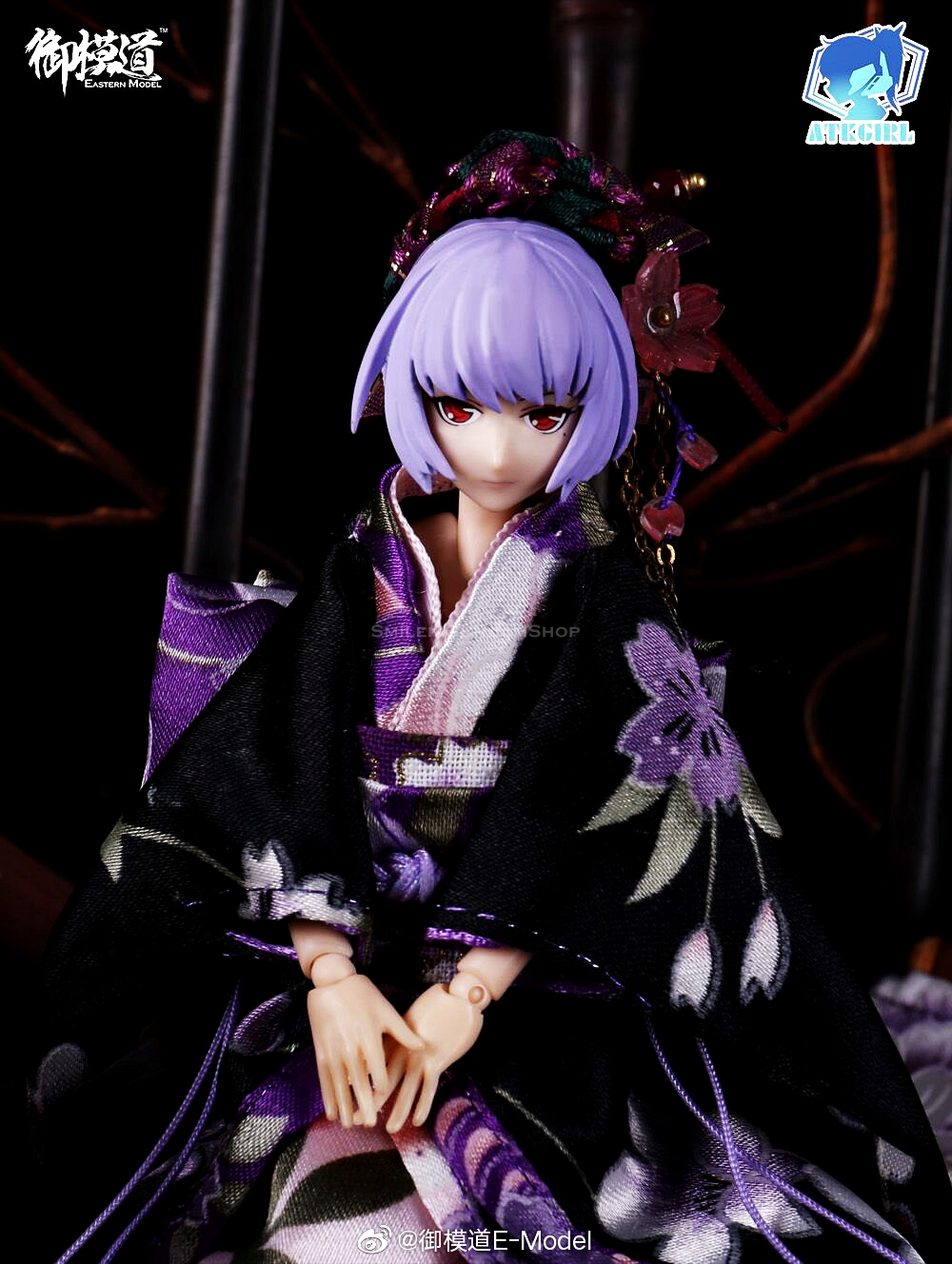 [PO]พาทเสริมชุดกิโมโน For 1/12 ATK GIRL Arachne Spider Mother[E-MODEL]