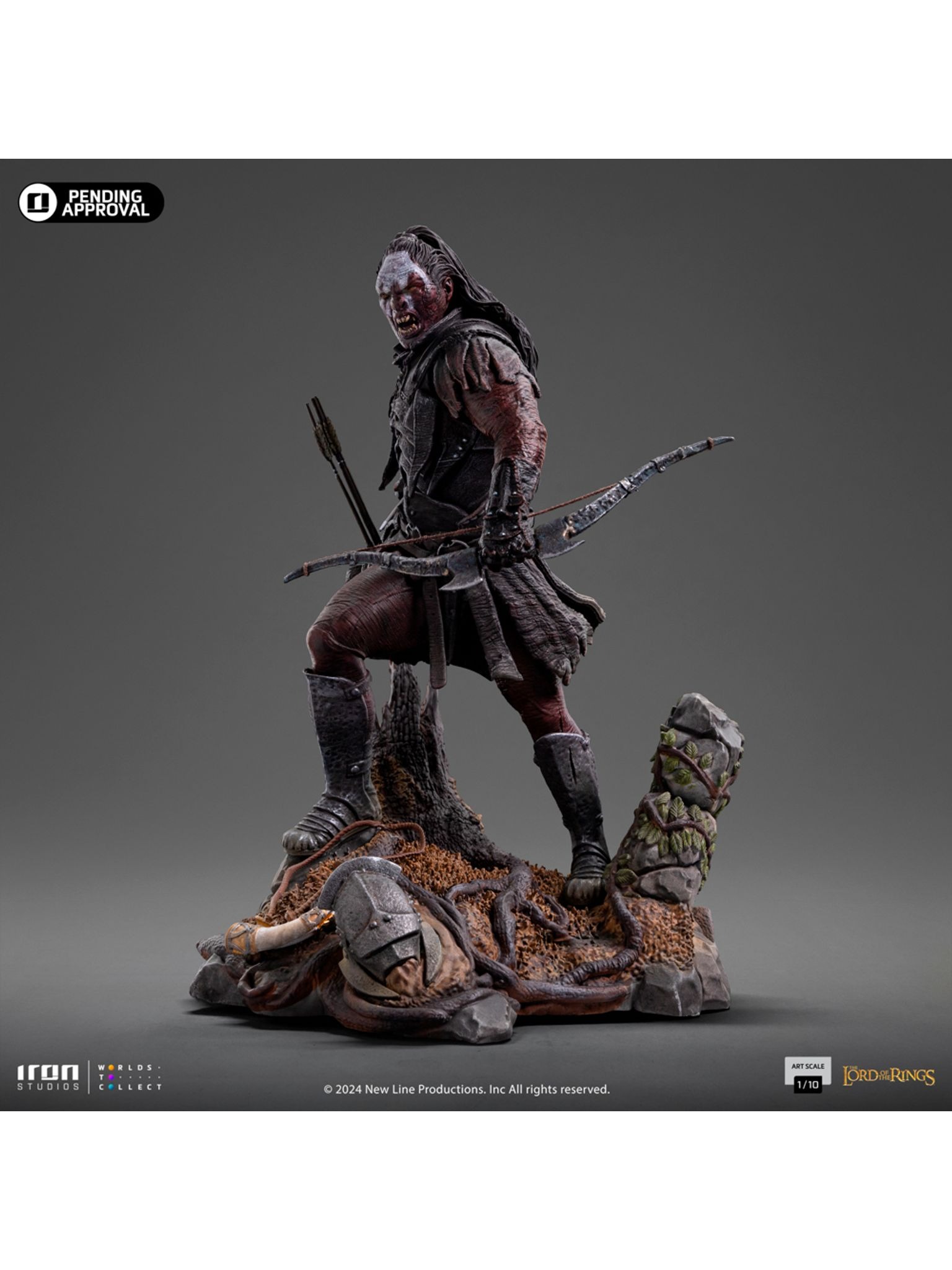 เปิดจอง : Lurtz Uruk-hai Leader: Lord of the Rings 1/10 Scale