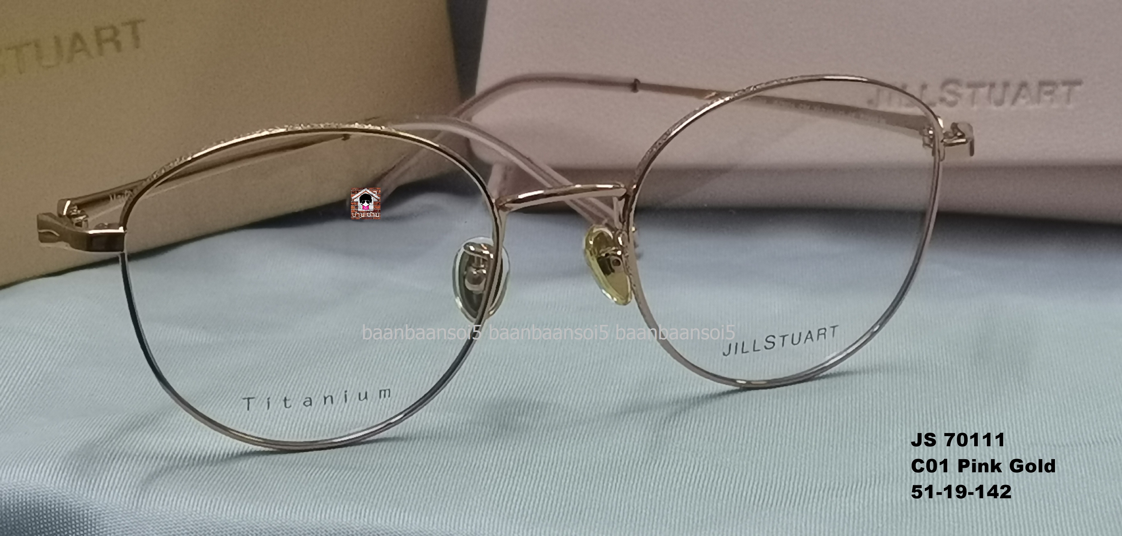 JILL STUART- JS70111 กรอบแว่น แท้ 💯% โปรโมชั่น กรอบแว่นตาพร้อมเลนส์ HOYA ราคา 5,290 บาท