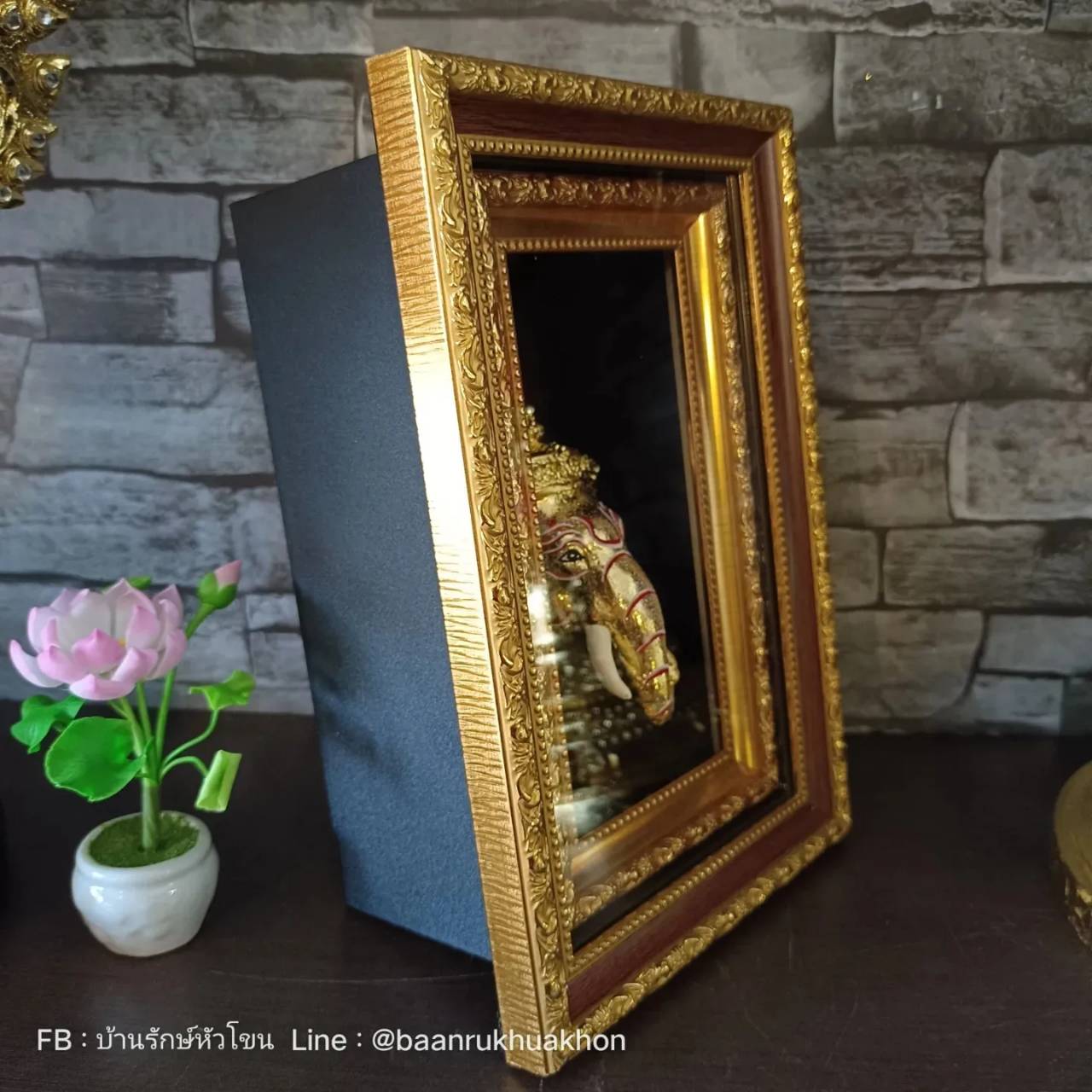 หัวโขนจิ๋ว พร้อมกรอบรูปลายไทย