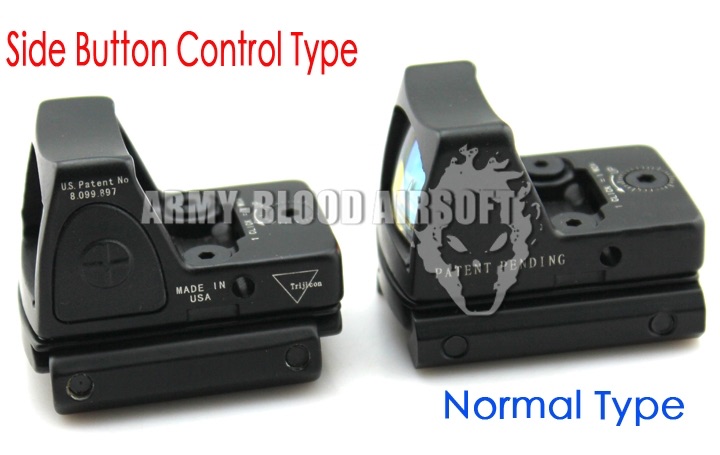 New.Trijicon RMR RM06 Style Red Dot Reflex Sight Side Button Control Adjustable Type (BK)prev next ราคาพิเศษ