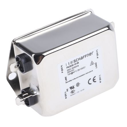 NOISE FILTER SCHAFFNER 10A 250VAC 50/60Hz