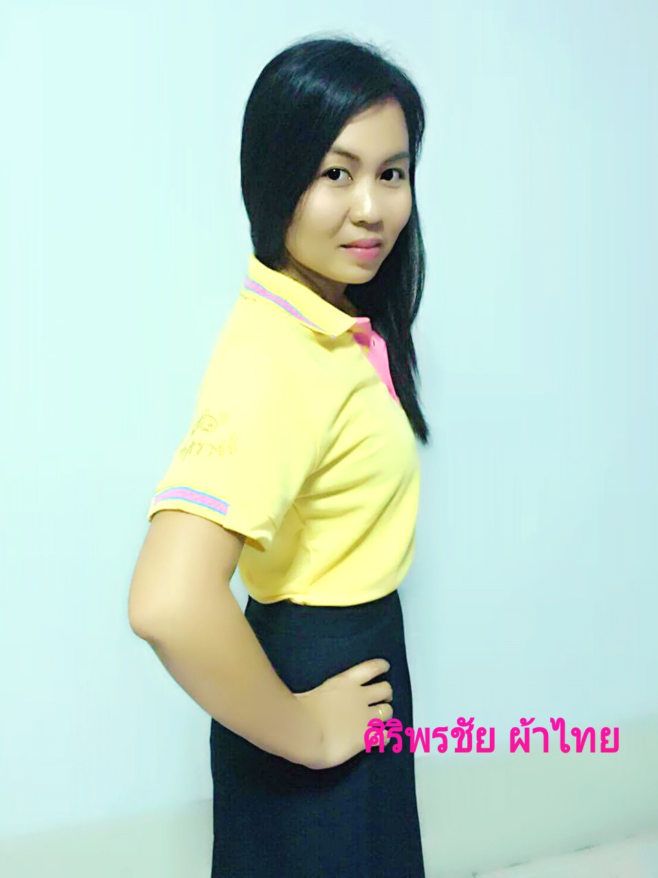 เสื้อโปโลสีเหลืองตราสัญลักษ์รุ่นใหม่ "ฉลองครองศิริราชครบ 70 ปี" 84"