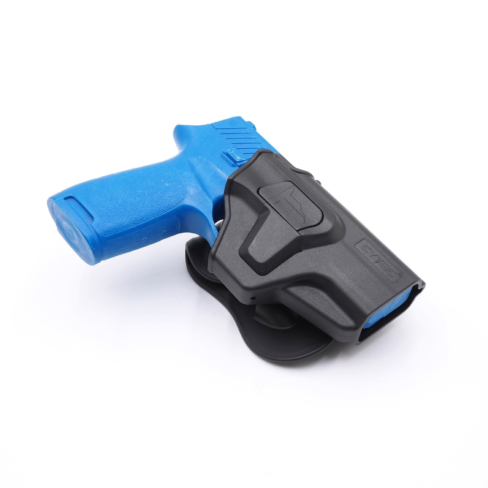 New. ซองพกนอก ปลดล็อคนิ้วชี้ Cytac ( Cytac R-Defender Holster ) -ผลิตจากวัสดุ Polymer เกรดคุณภาพ แข็งแรงทนทาน -ซองถูกออกแบบให้ปลดล็อคนิ้วชี้ (Level 2) ใช้งานปลอดภัย -ด้านหลังเป็นเพลทเหน็บเข็มขัด ชนิดพิเศษ มีแผ่นยางเสริม เพิ่มความหนืด -สามารถถอดเพลทเหน็บออ