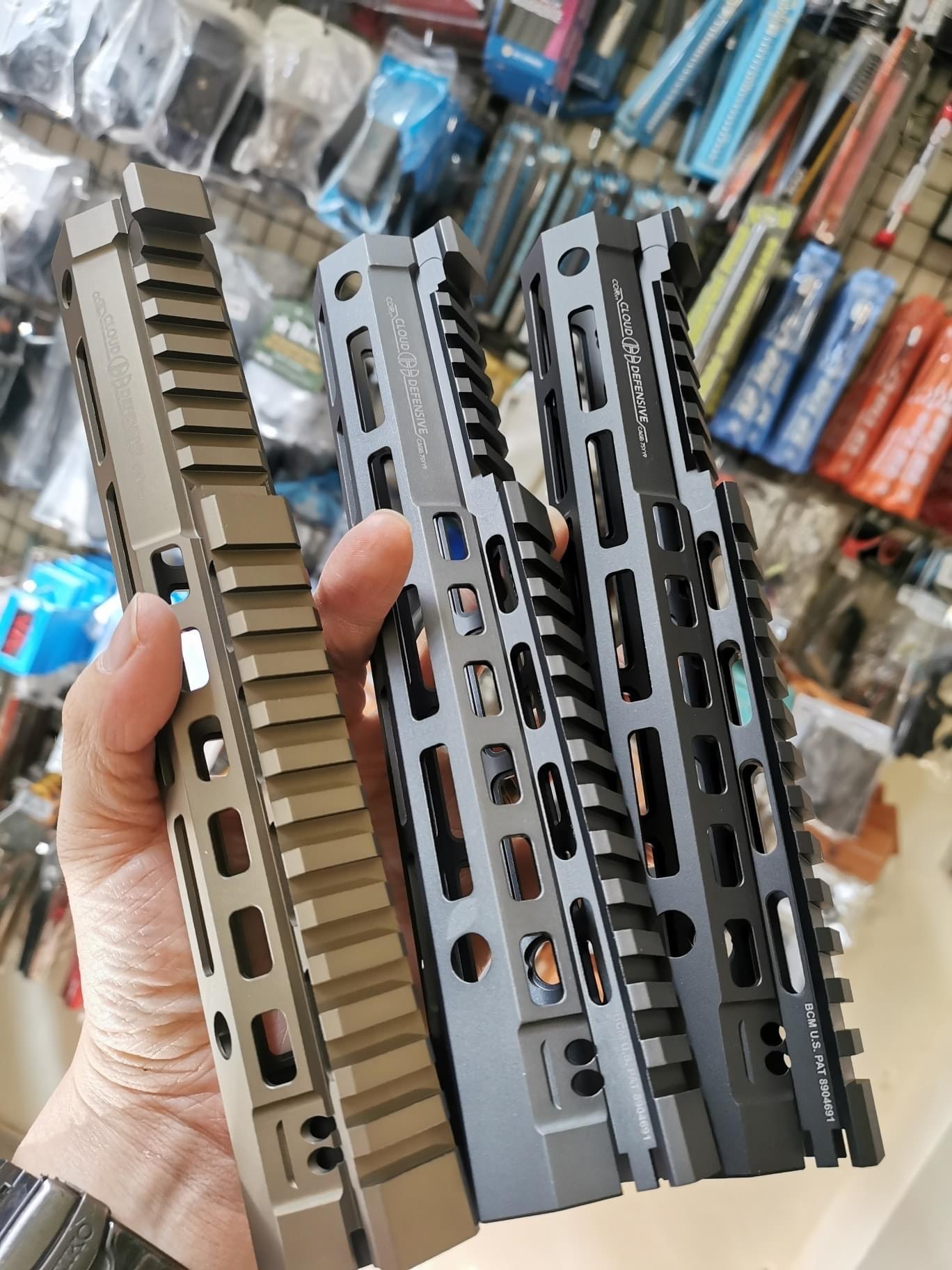 New.ชุดหน้า Cloud defensive +BCM 9.5นิ้ว มี3สี สีดำ สีเทา สีทราย