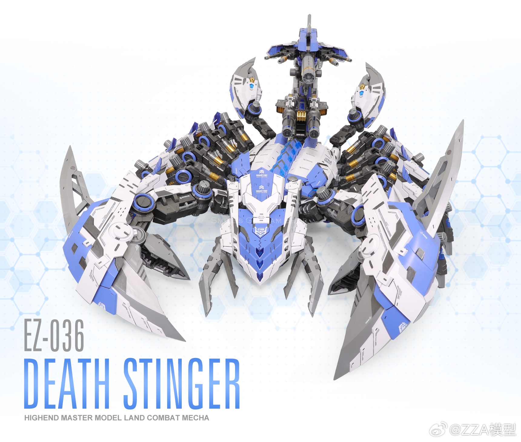 [PO]EZ-036 DEATH STINGER[White Blue][ZA Model]