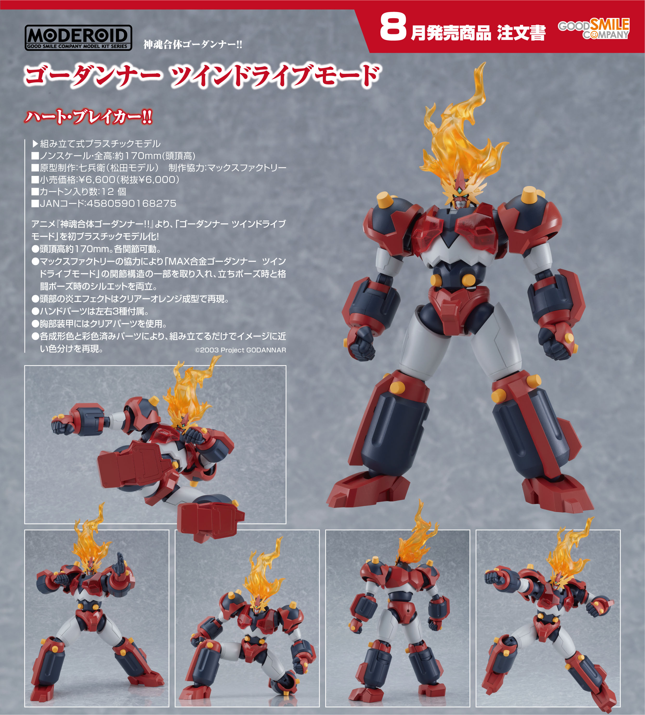 เปิดจอง : Moderoid Godannar Twin Drive Mode