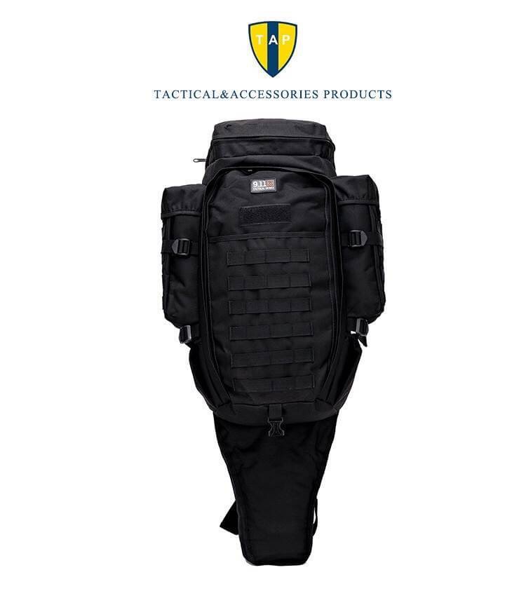 New.9.11 Tactical ยุทธวิธีกระเป๋าเป้สะพายหลัง ไนลอนที่มีคุณภาพสูงกันน้ำ กีฬาล่าสัตว์ตั้งแคมป์ ใส่ได้ทั้งปืนยาวทุกชนิด / ทั้งสัมภาระ ขนาด ด้านหน้ายาว 60 ซม. ด้านหลังมีความยาว 100 ซม. สีดำ สีทราย ลายดิจิตอนทราย ราคาพิเศษ