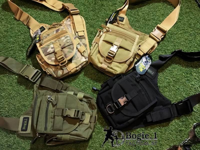 กระเป๋าสะพายข้าง 3 เหลี่ยมซ่อนปืน ผ้า CORDURA Bogie.1 มี สี ดำ เขียว ทราย มัลติแคม จำหน่ายปลีก/ส่ง ส่งทั้ง EMS Kerry เก็บเงินปลายทาง และขนส่ง ราคา 1250 บาท