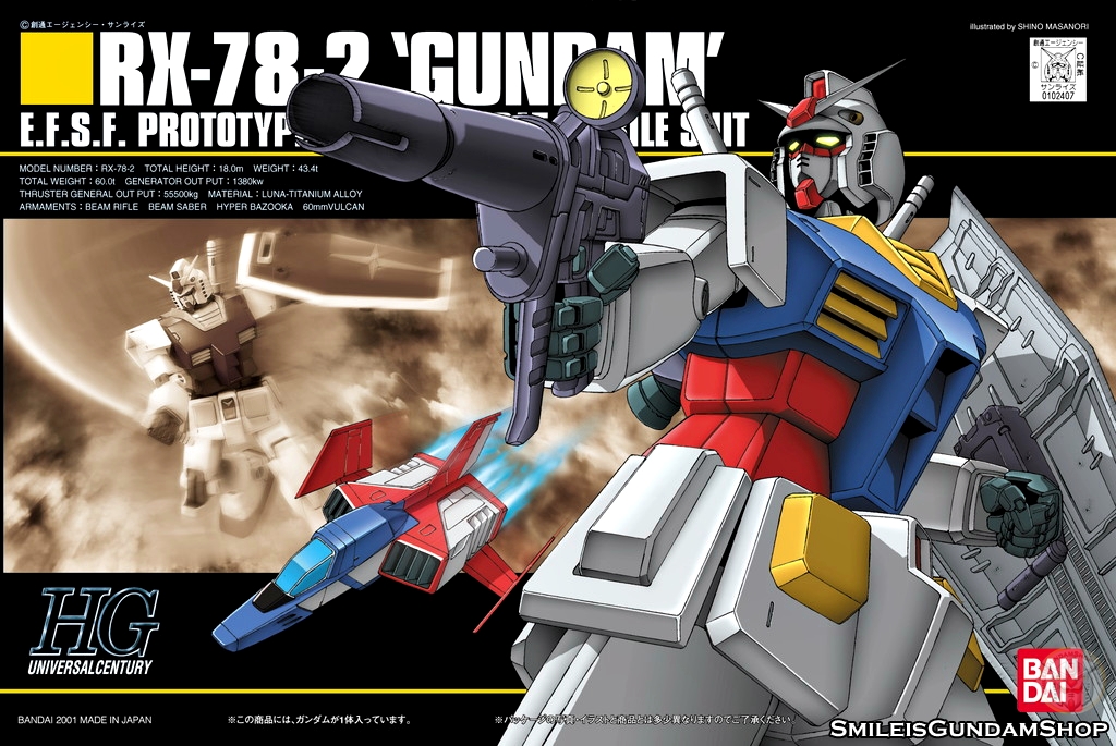 HGUC 1/144 RX-78-2 GUNDAM [BANDAI]