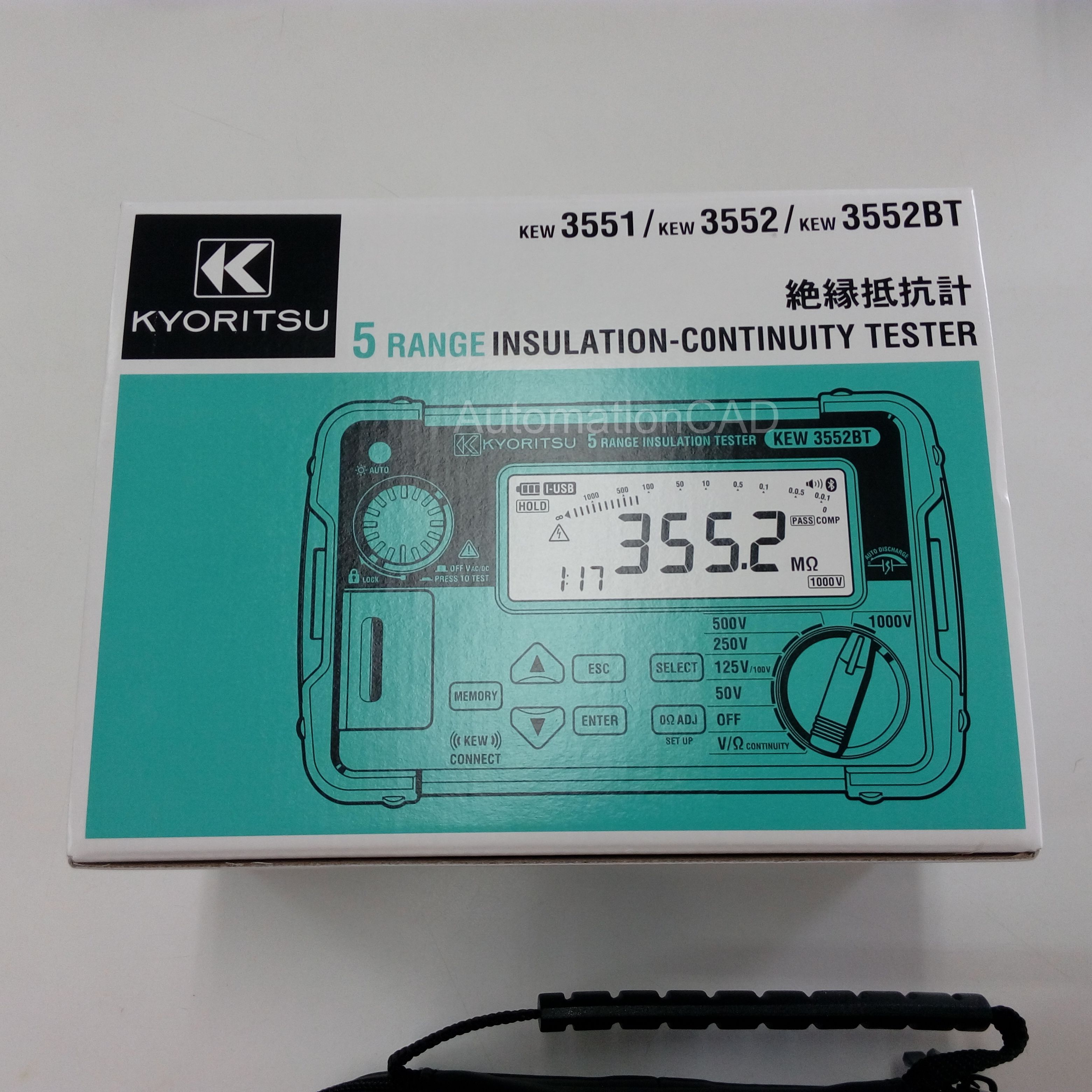 เครื่องทดสอบฉนวนไฟฟ้า KYORITSU Insulation Tester KEW 3551