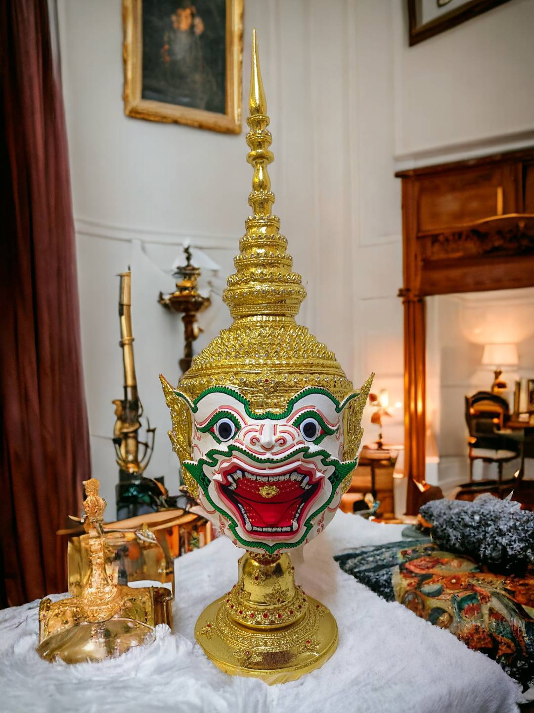 หัวโขน หนุมานครองเมือง ขนาดสวมหัว