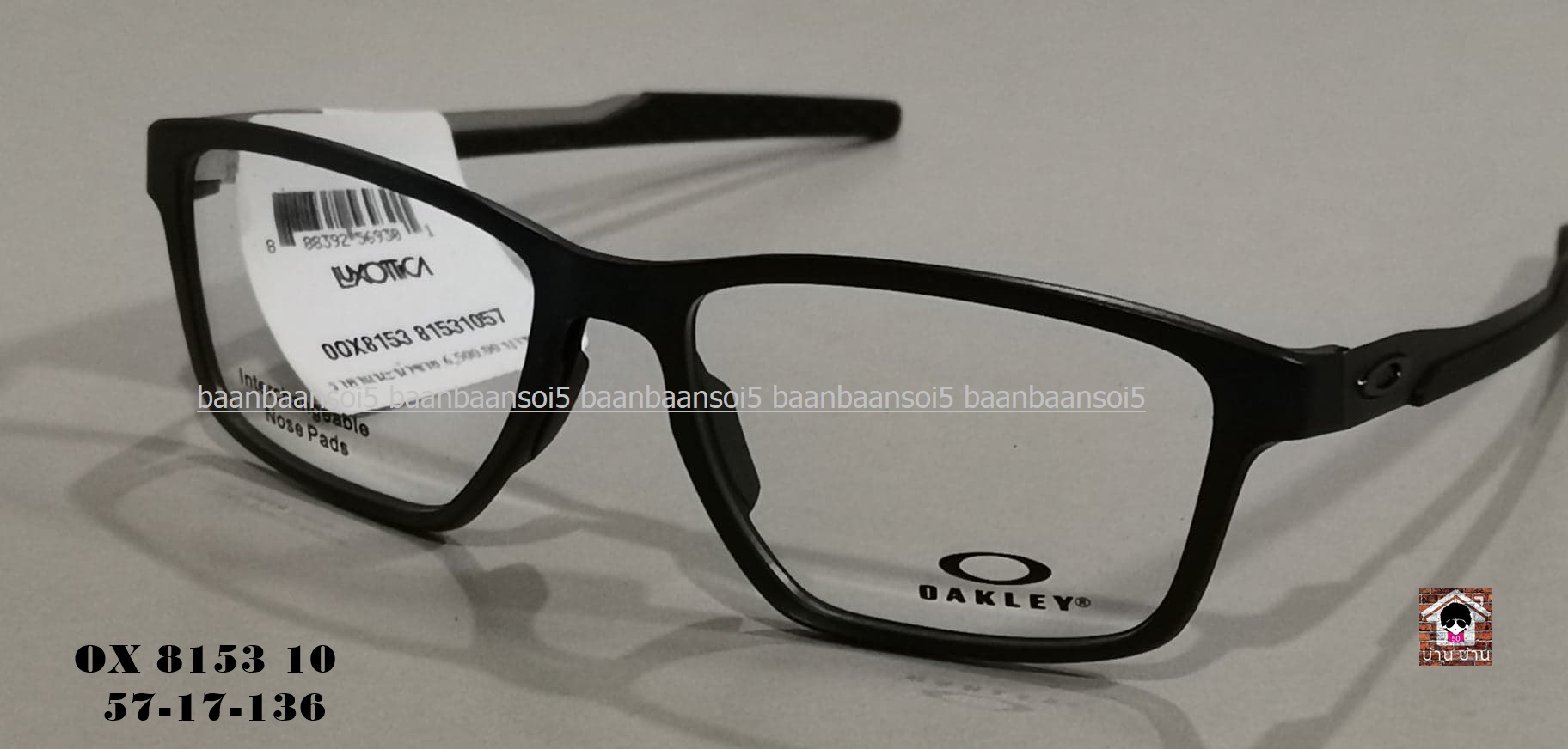 OAKLEY OX8153-10 METALINK โปรโมชั่น กรอบแว่นตาพร้อมเลนส์ HOYA ราคา 5,000 บาท
