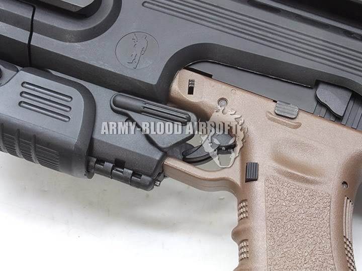 ชุดแปลงบอดี้ปืนสั้น RONI G1 (Glock Carbine Kit)