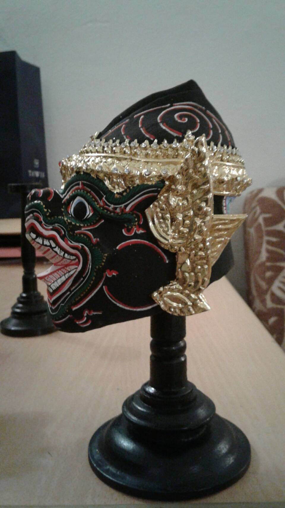 หัวโขน นิลพัท ขนาดจัมโบ้ 5 นิ้ว งานกระดาษ