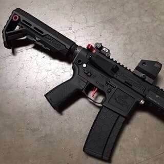 New.Strike Industries Viper Mod 1 Mil-Spec Carbine Stock for M4 Cmmg / M16 5.56 Series Black / Red ราคาพิเศษ